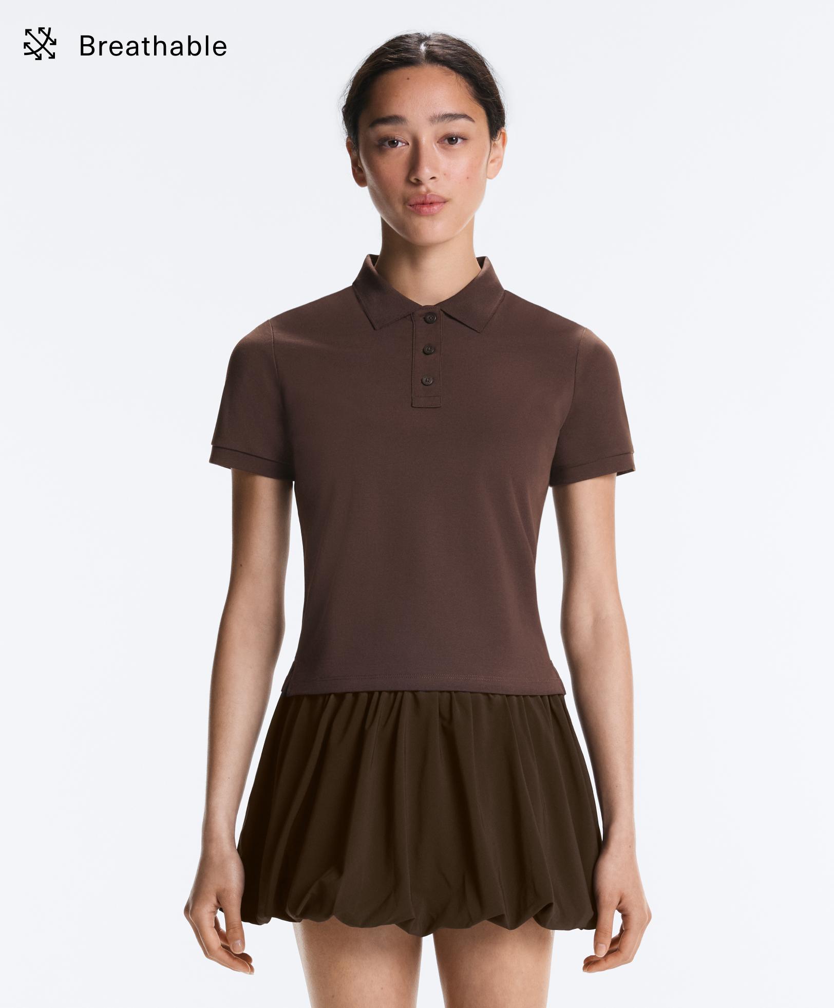 Slim-fit piqué cotton polo shirt