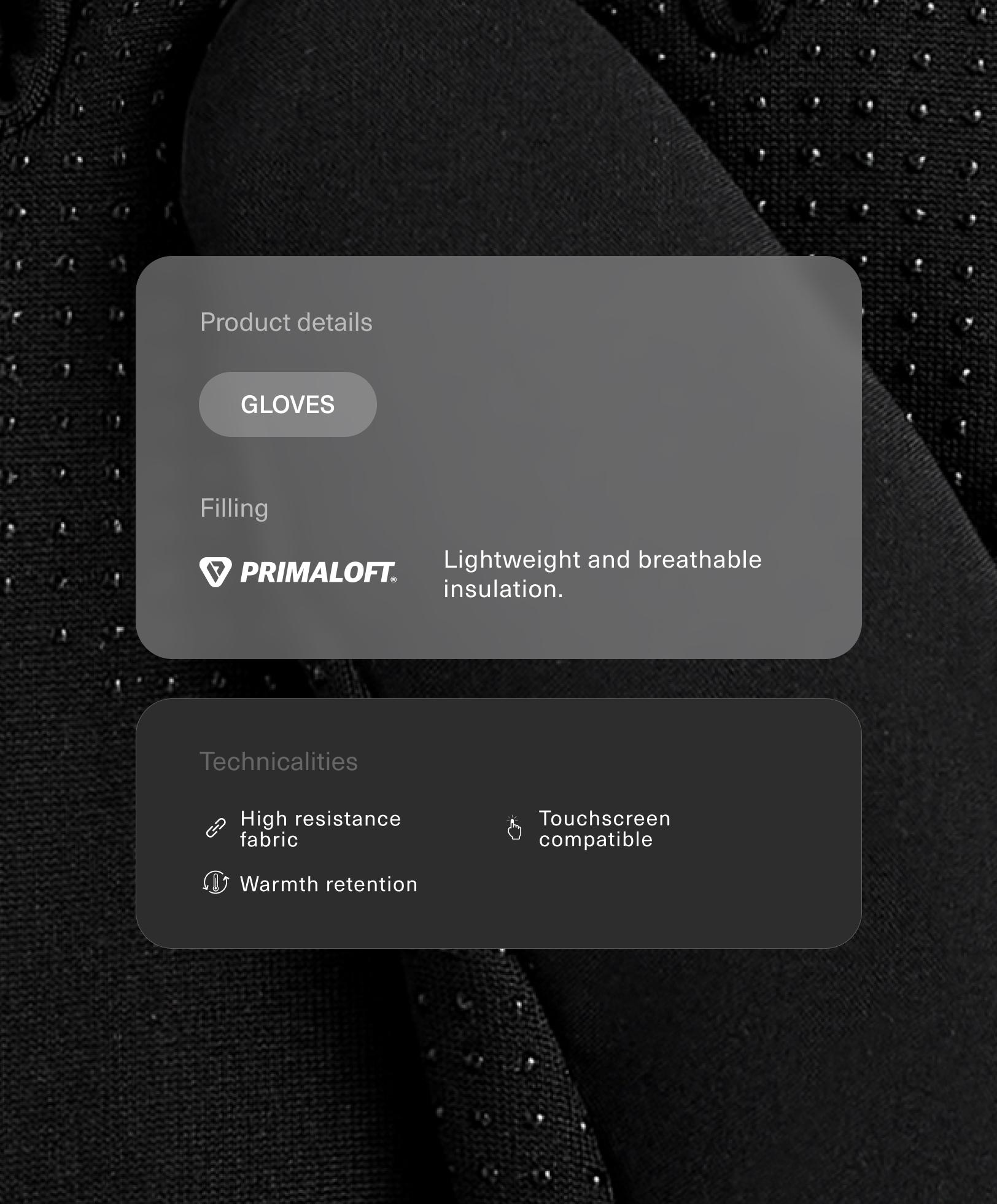 Guantes multifuncionales Primaloft® - Rebajas