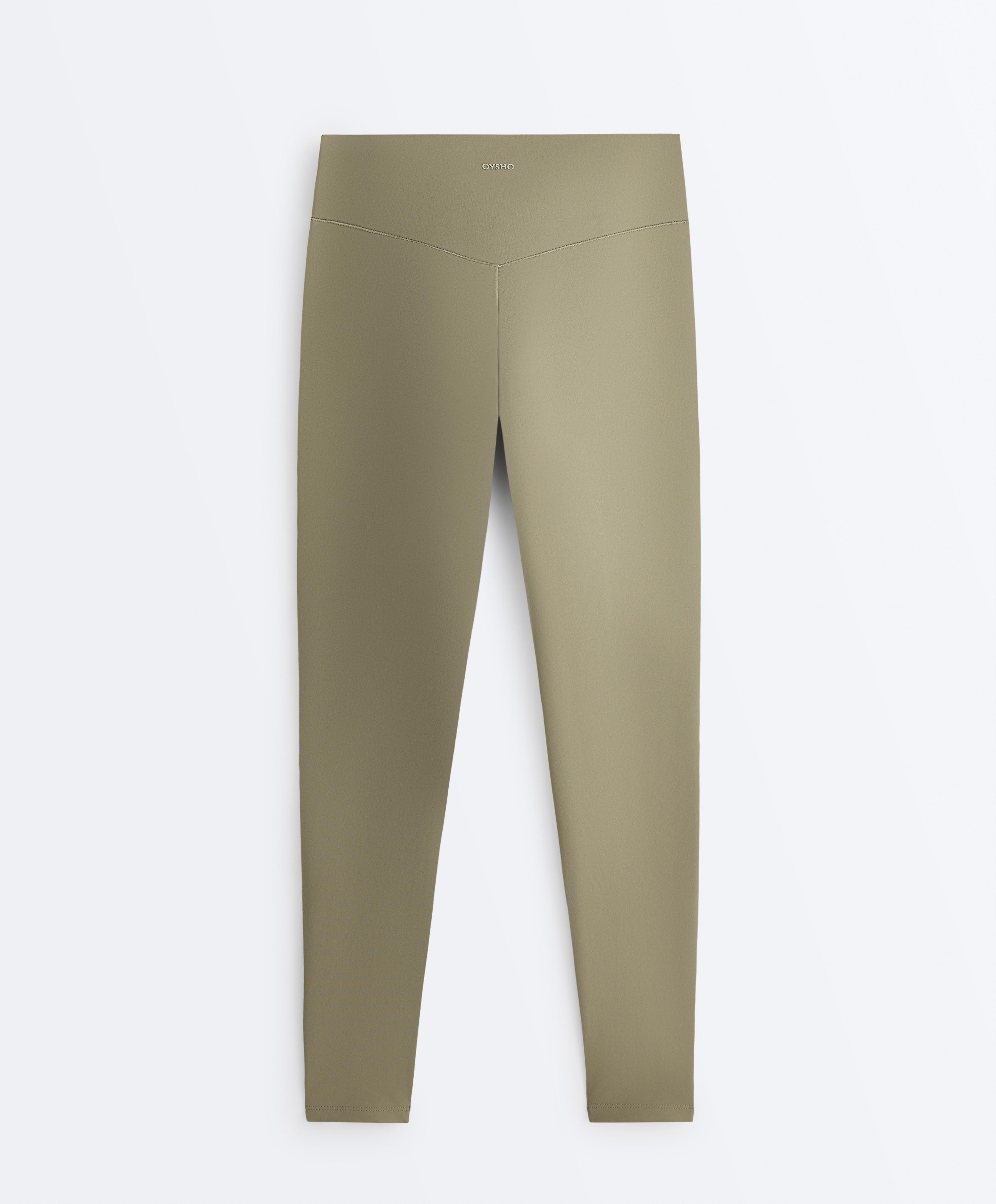 Evermove high-rise ankle-length leggings — WASHED KHAKI