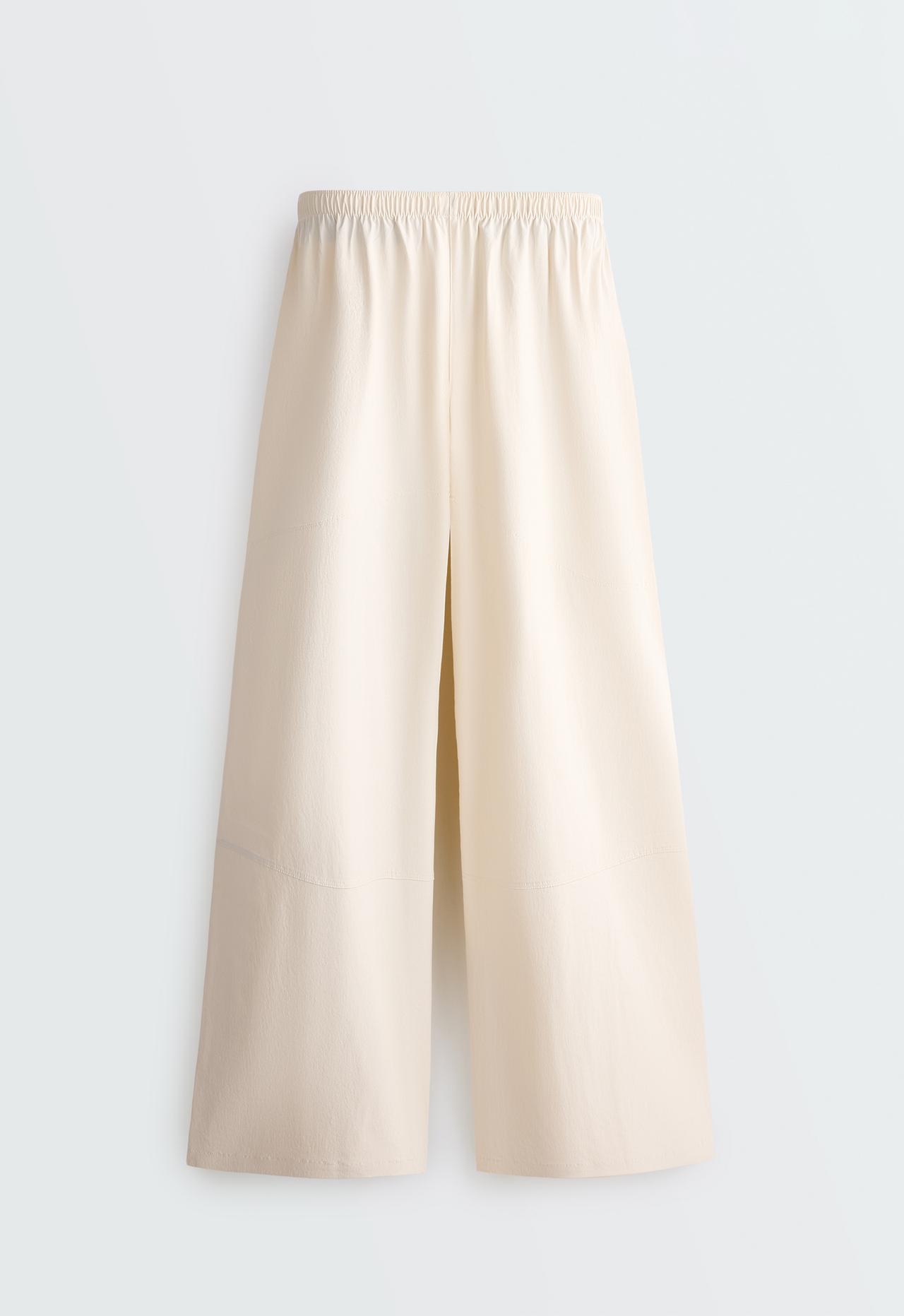 Adjustable technical wide-leg trousers — MARBLE