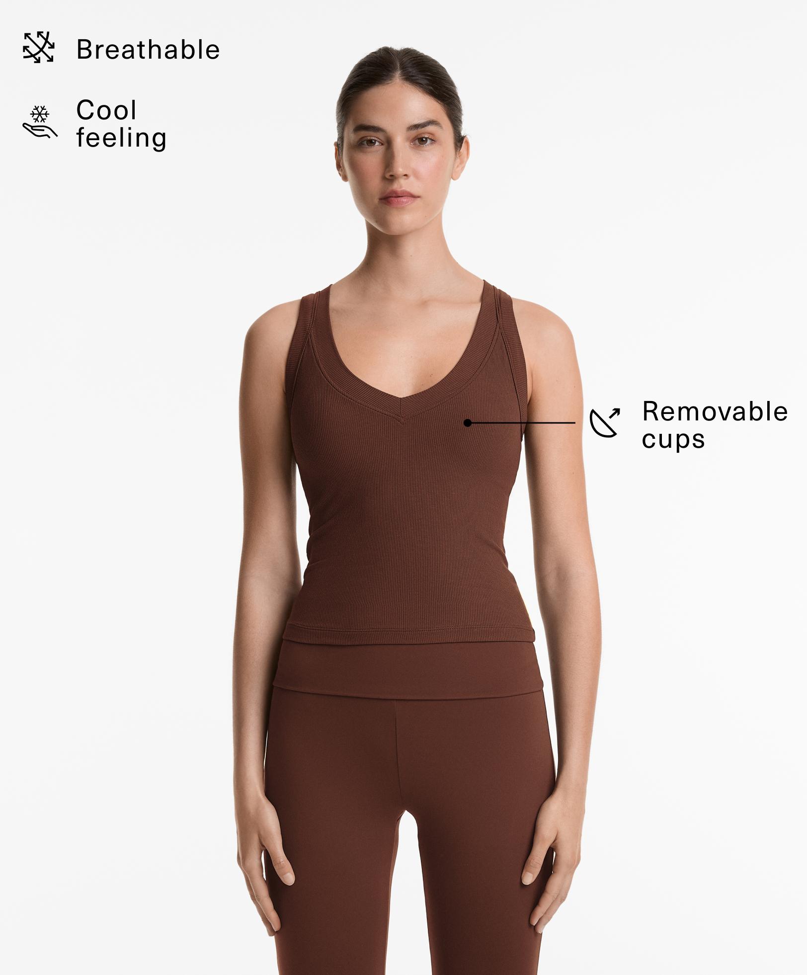 Rib modal blend tank top