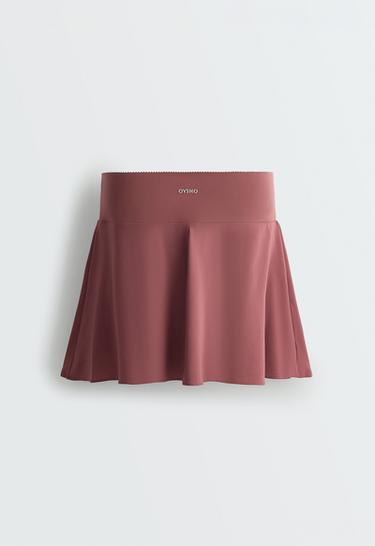 High-rise Compressive Skirt — FADED BURGUNDY 9