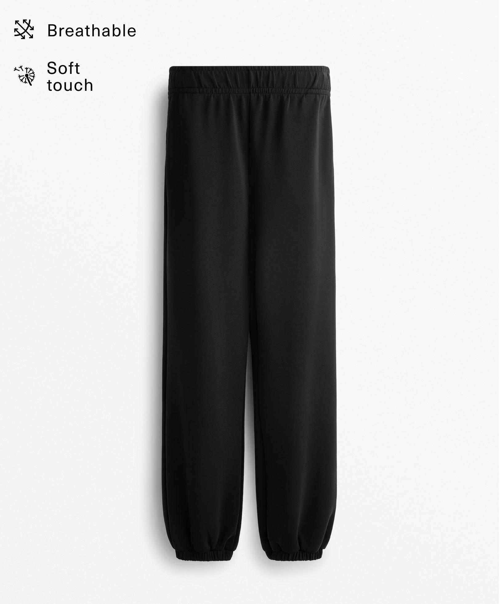 Pantalón jogger con modal tacto suave