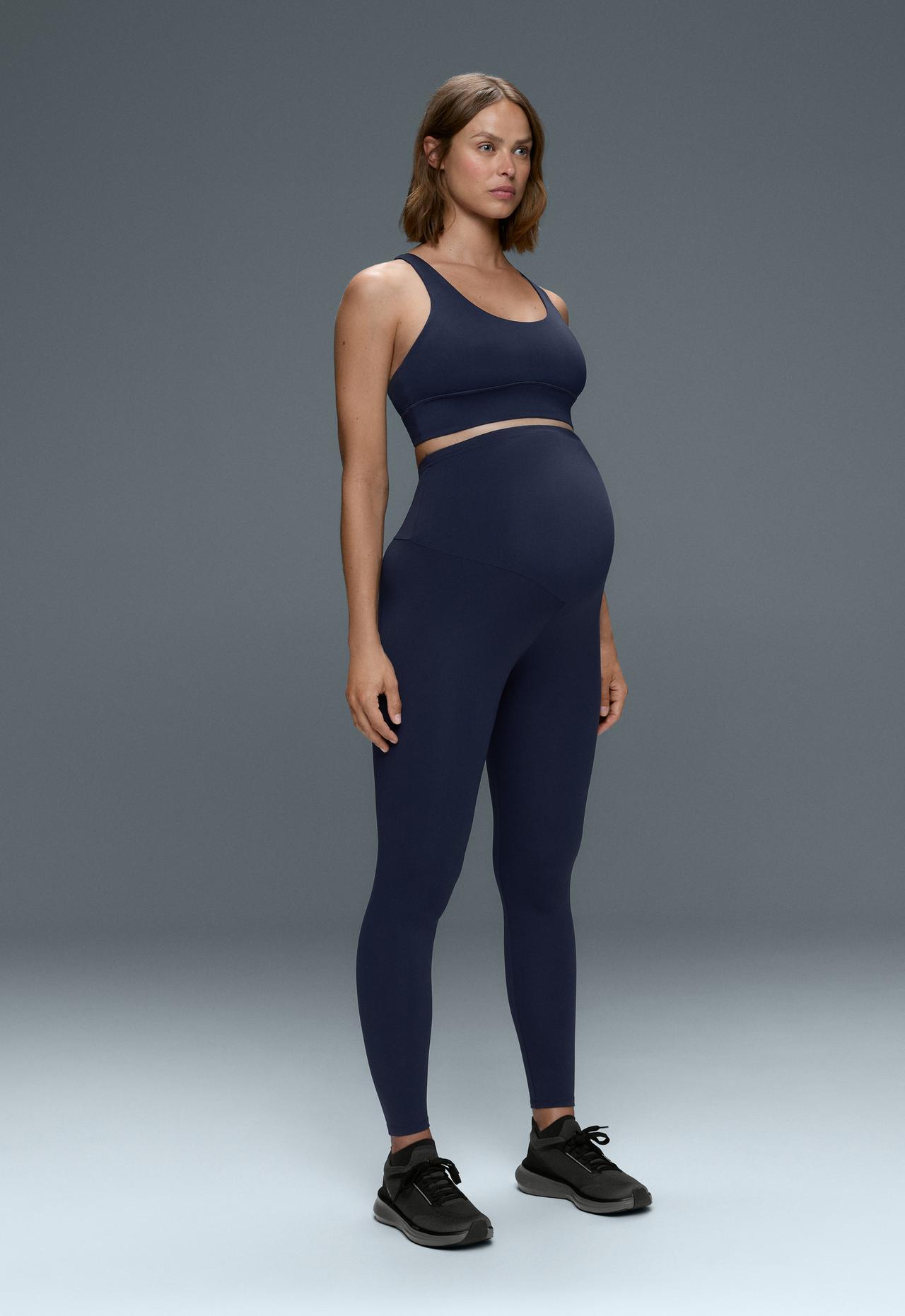 Comfortlux maternity leggings — NAVY BLUE