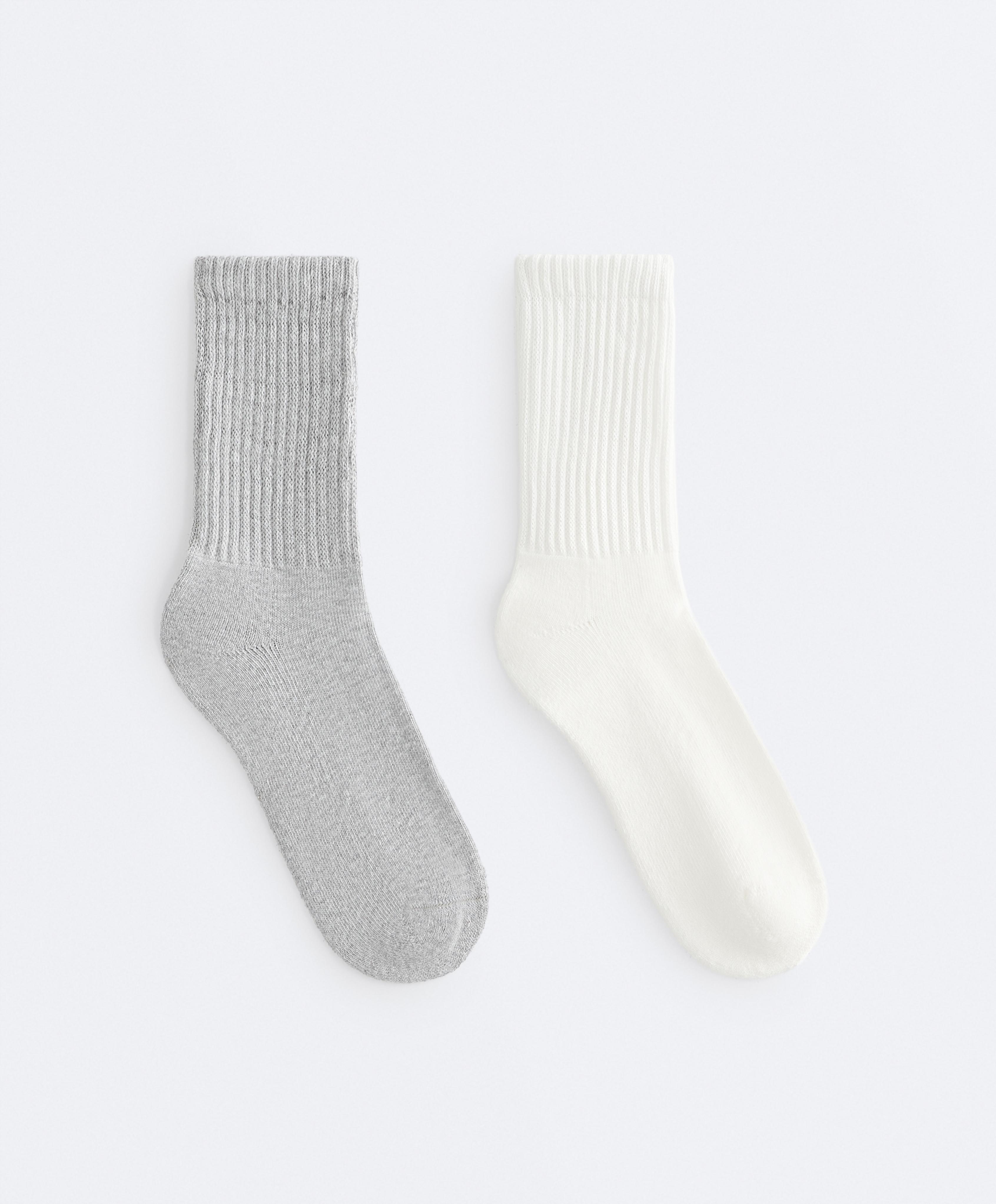 Cotton blend classic slouchy socks
