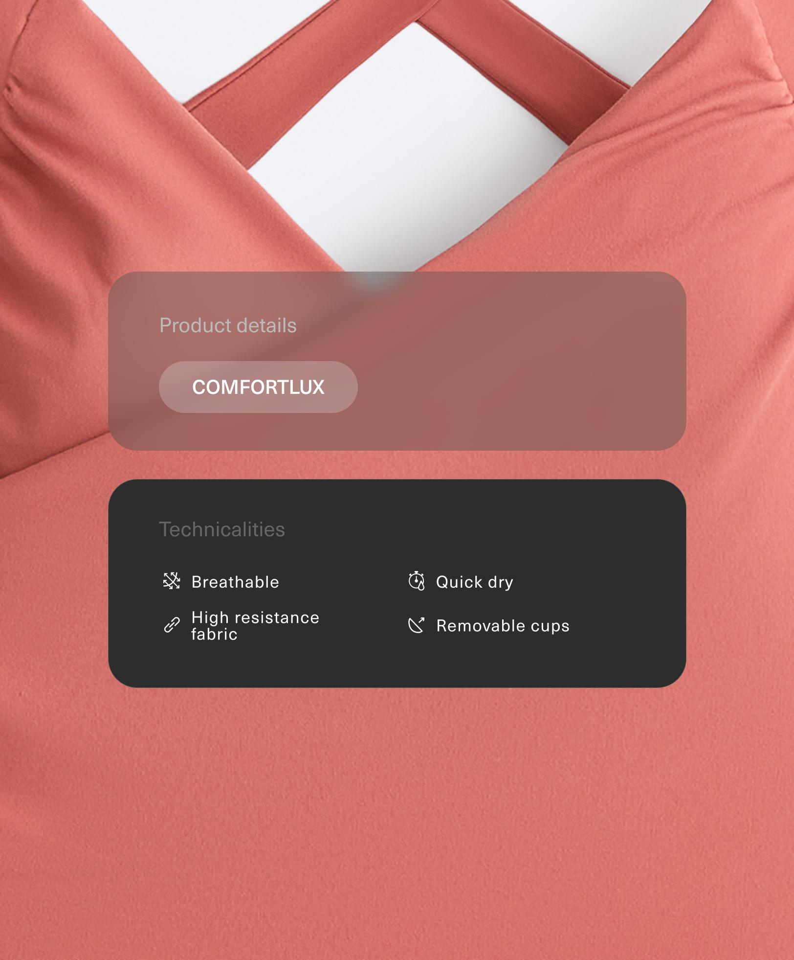 Comfortlux crossover tank top