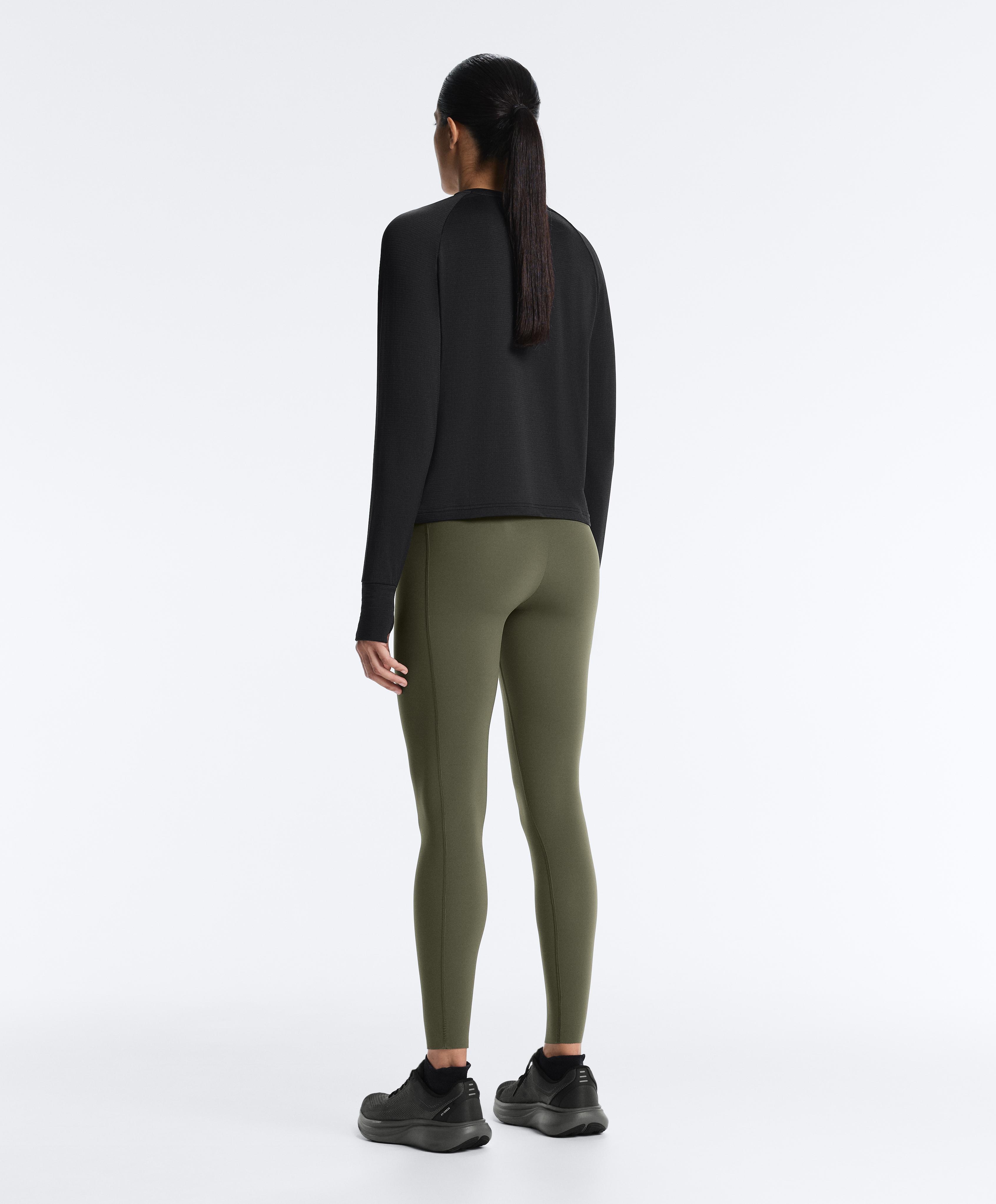 Long-sleeved technical T-shirt — BLACK