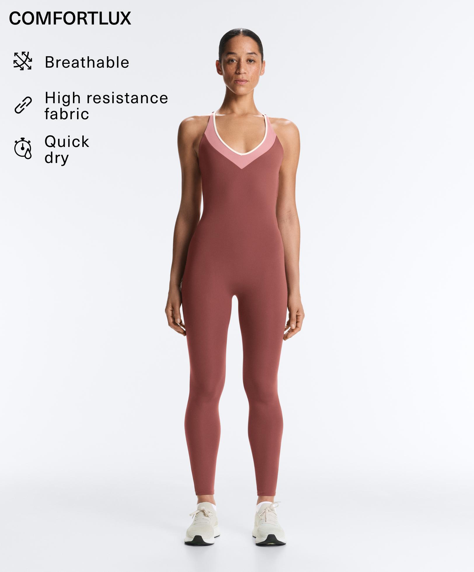 Comfortlux block long jumpsuit - Sale