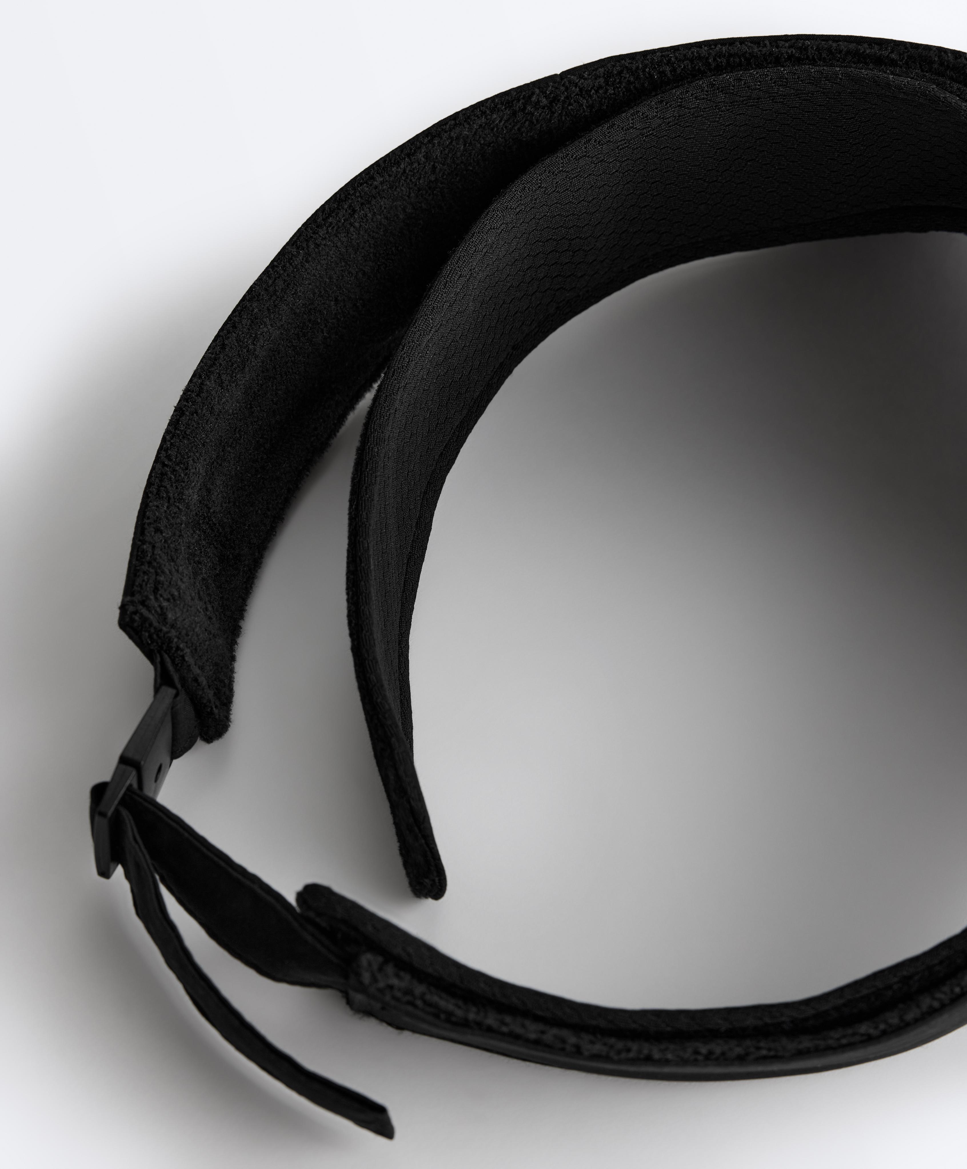 Sports visor — BLACK