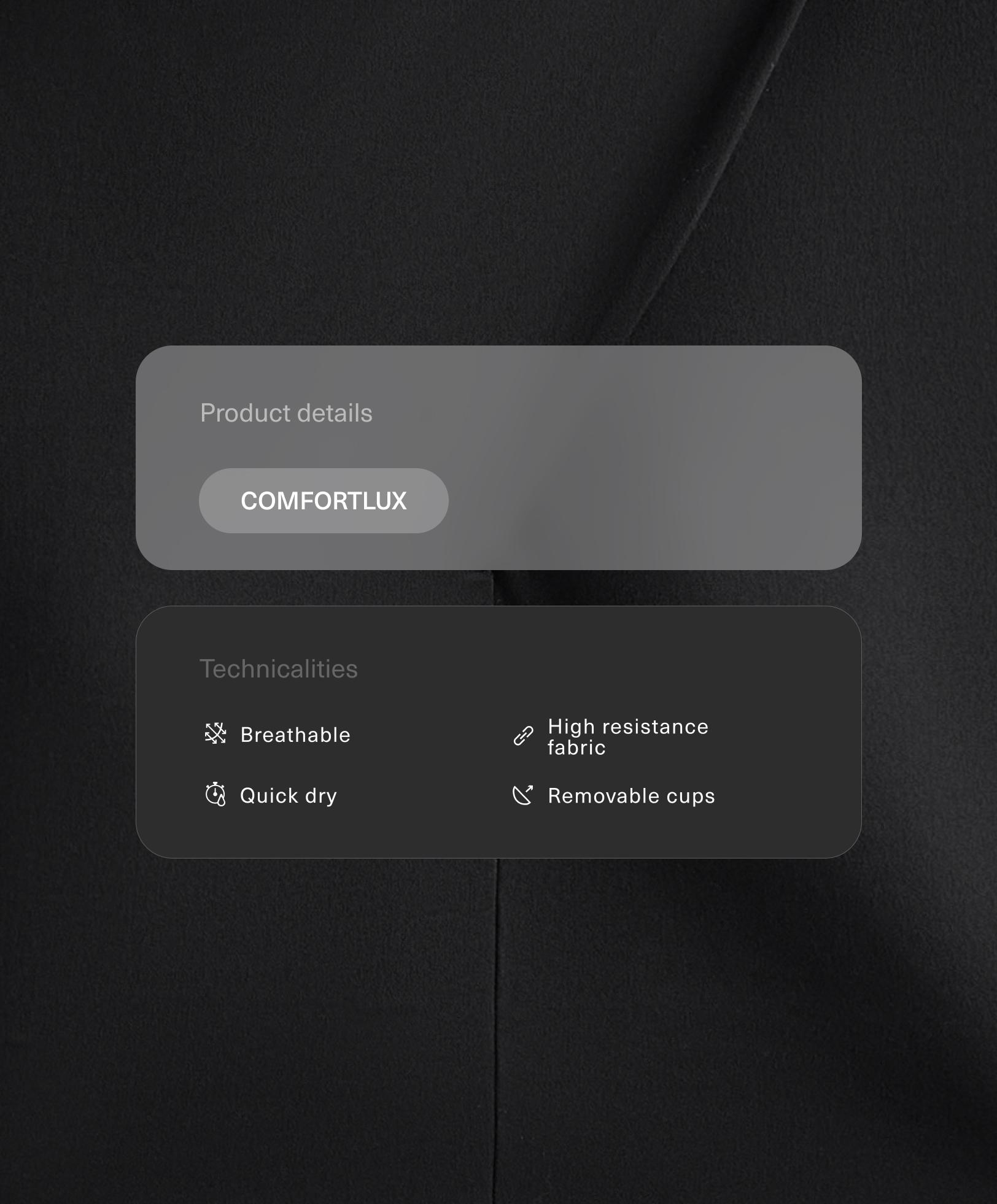 Camisola Comfortlux com decote drapeado - Saldos