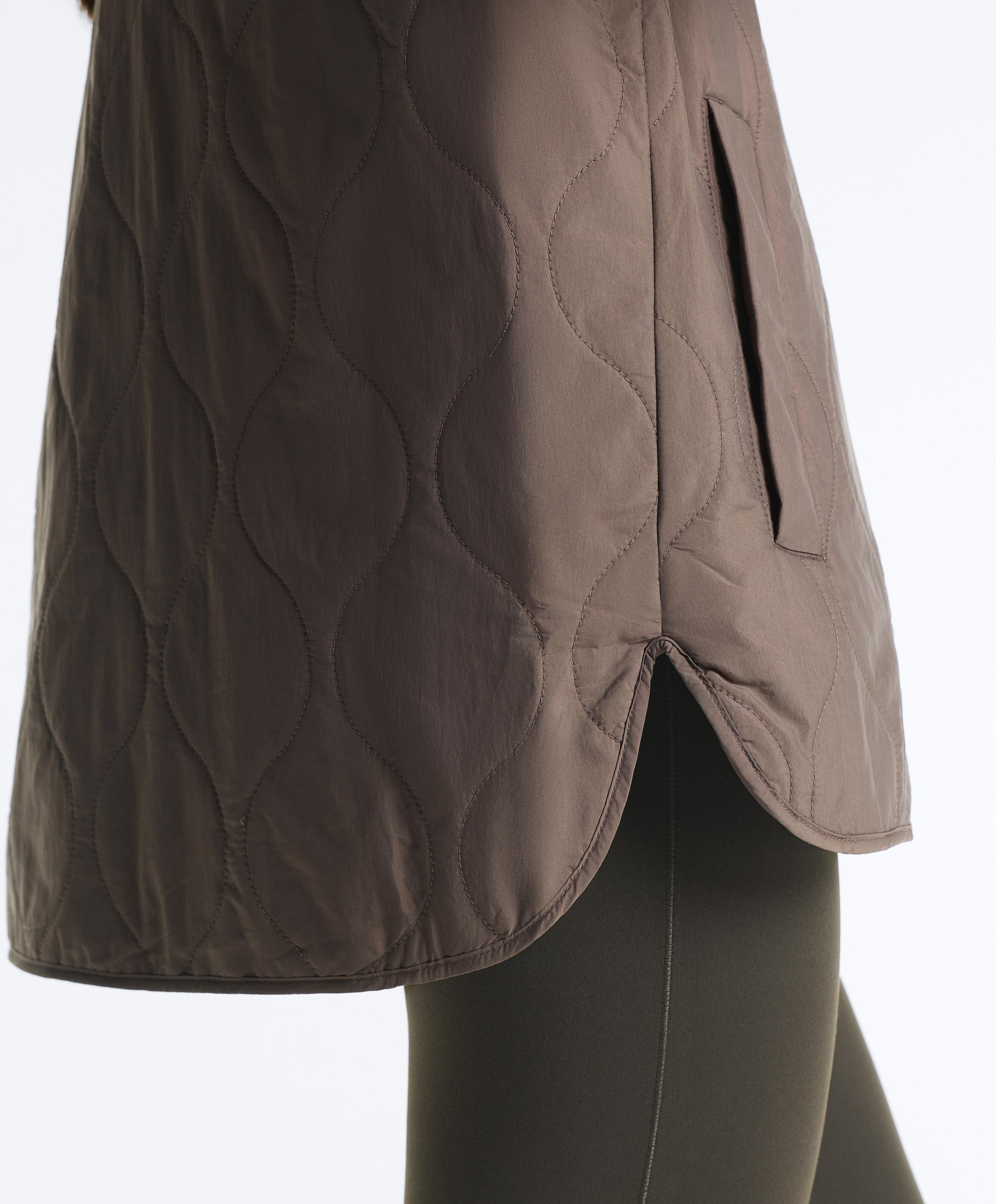 Water-repellent FELLEX® AEROGEL padded jacket — WASHED TAUPE-MAUVE