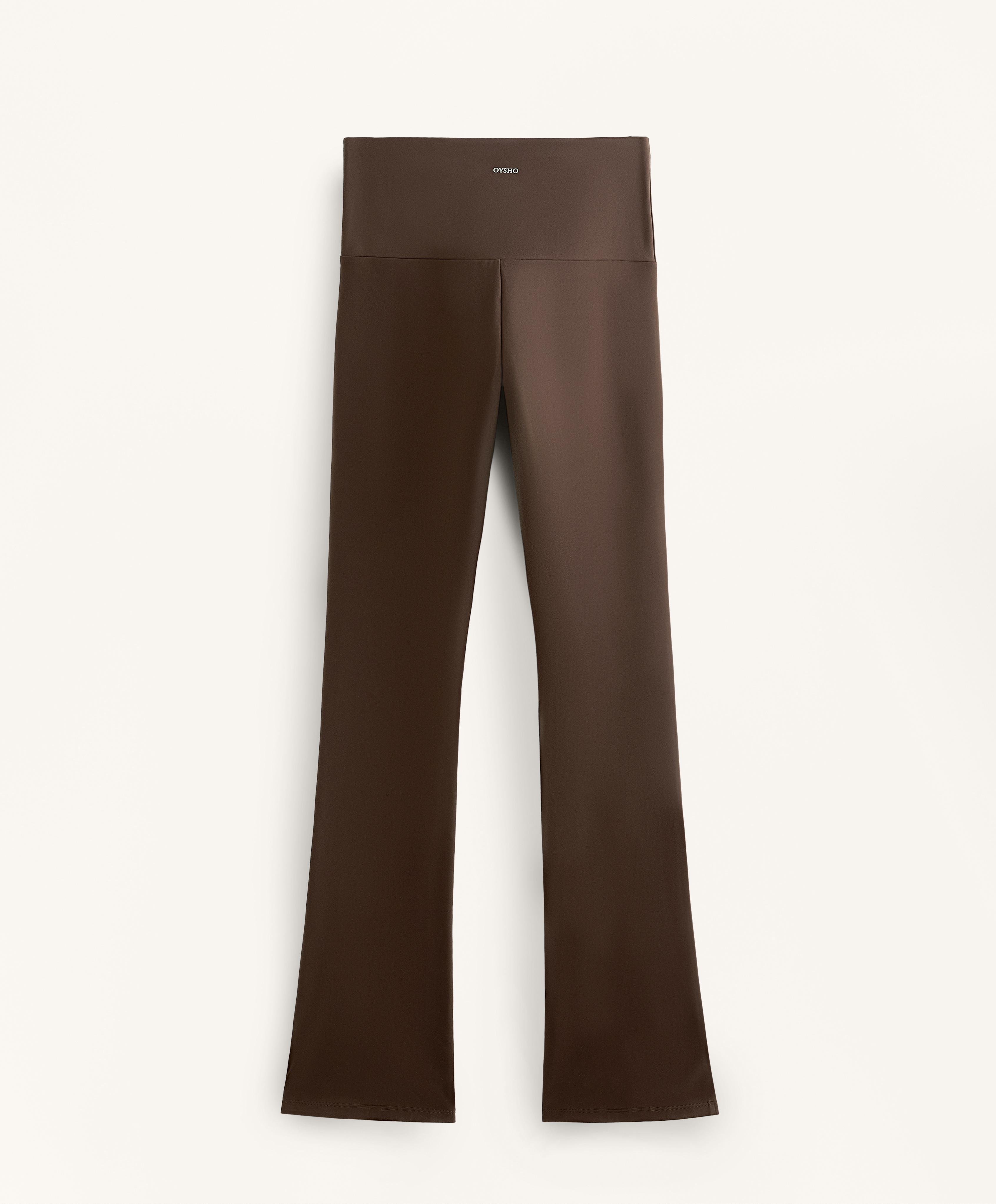 High-rise comfortlux flare trousers