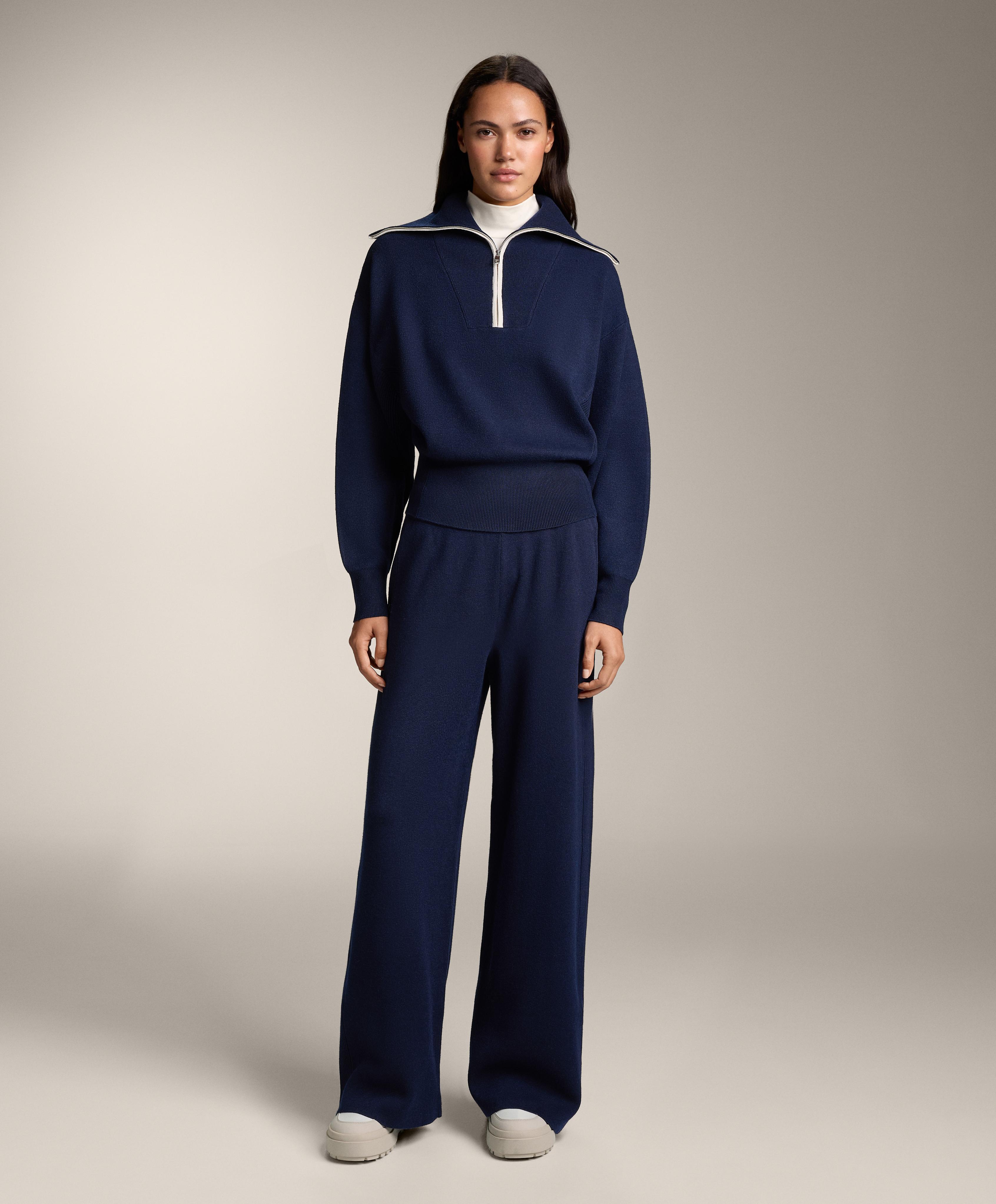 Half-zip high-neck jumper Half-zip high-neck jumper