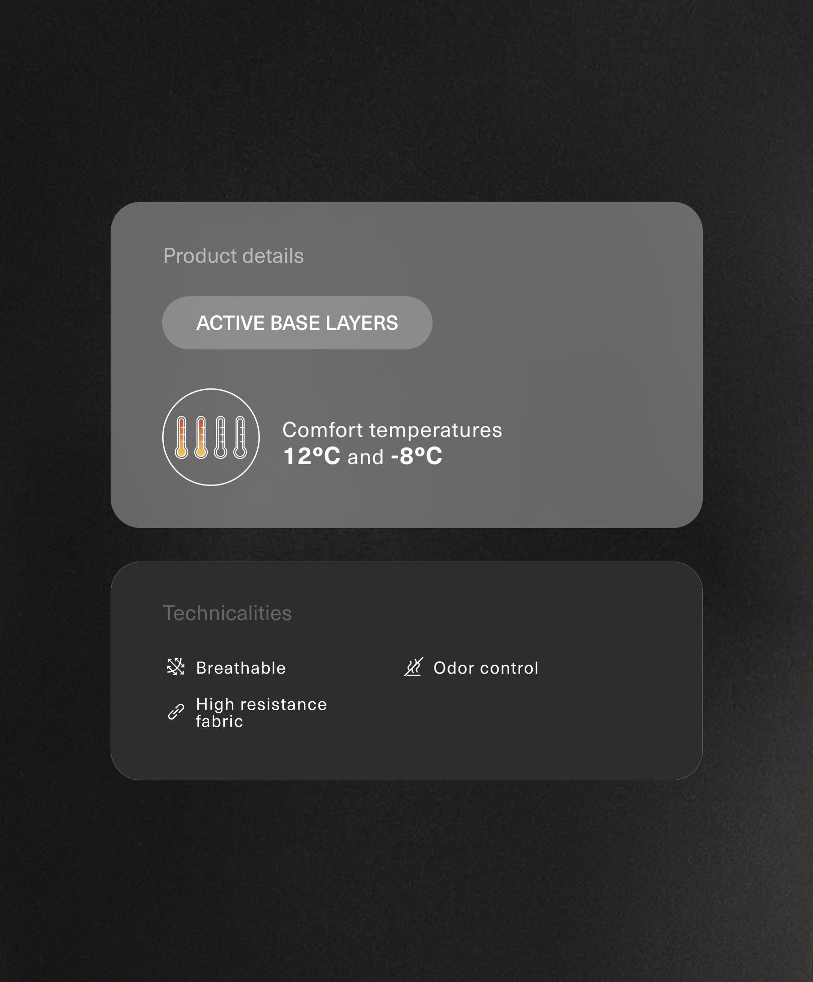 Long sleeve thermal base layer T-shirt