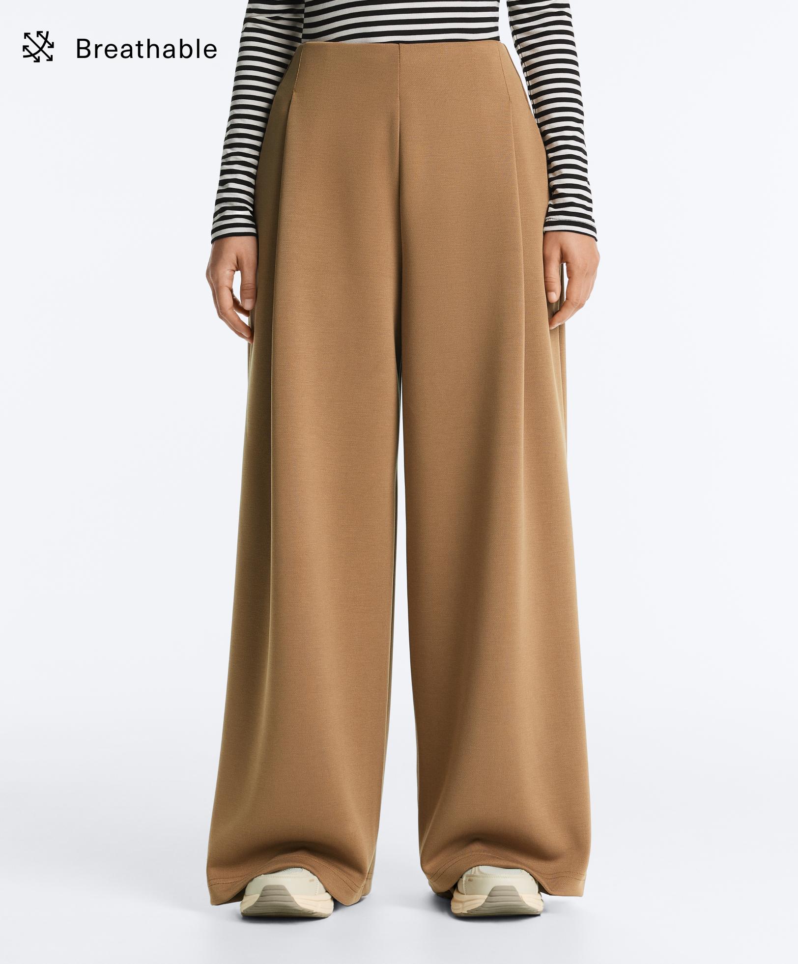 High Rise Pleated Twill Trousers High Rise Pleated Twill Trousers