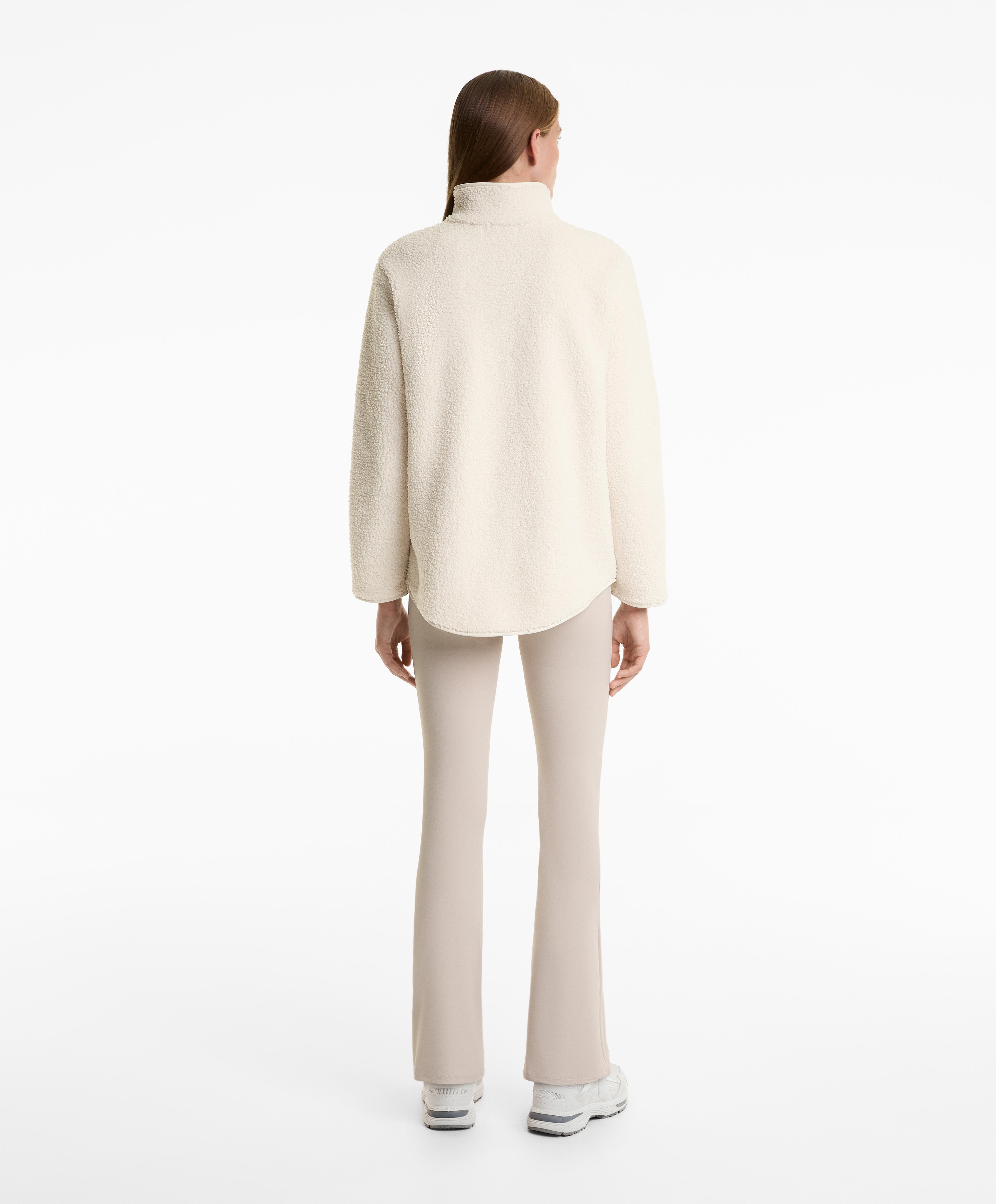 Faux-shearling jacket — ECRU