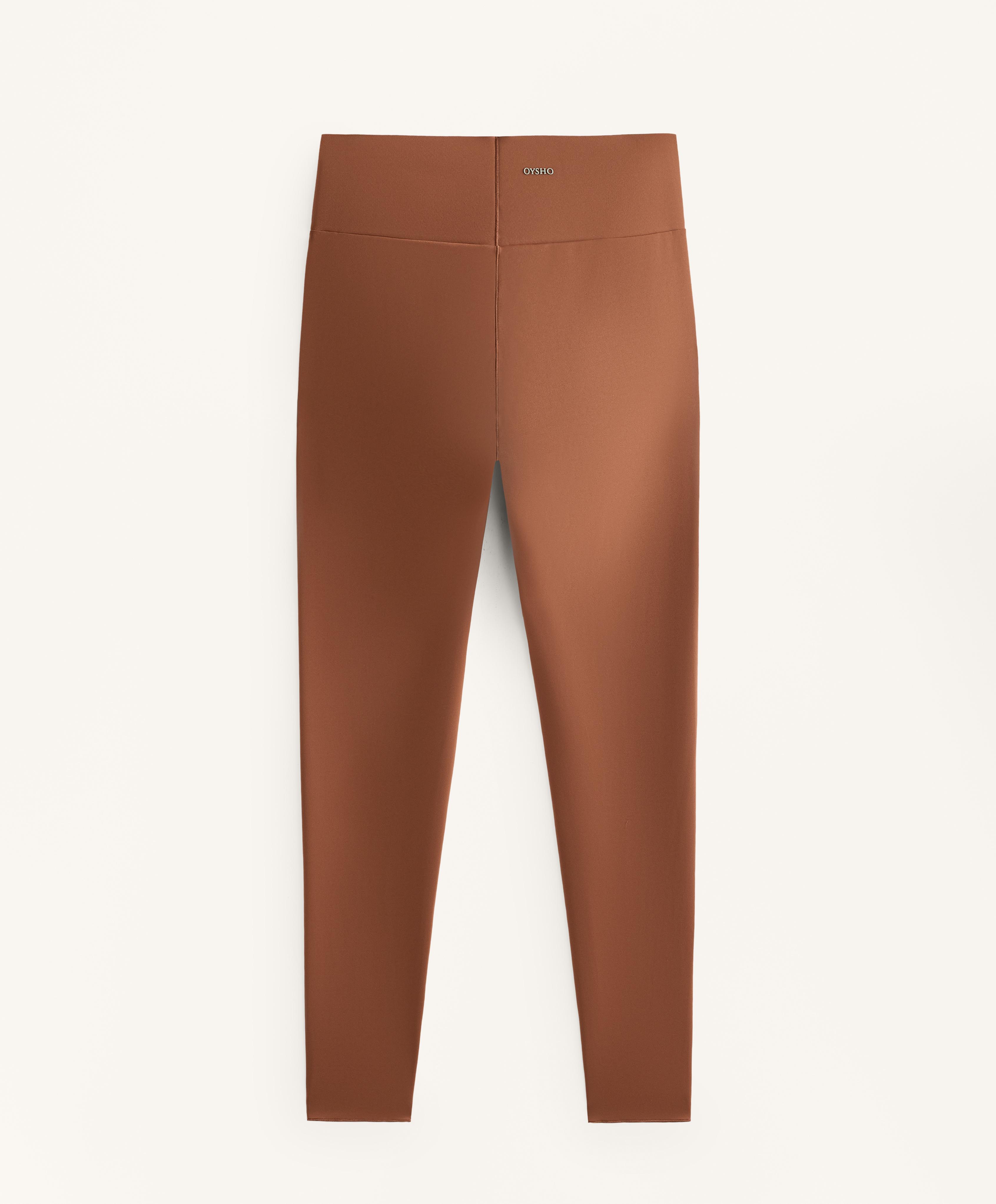 Perfect-adapt ankle-length leggings with crossover V-waist