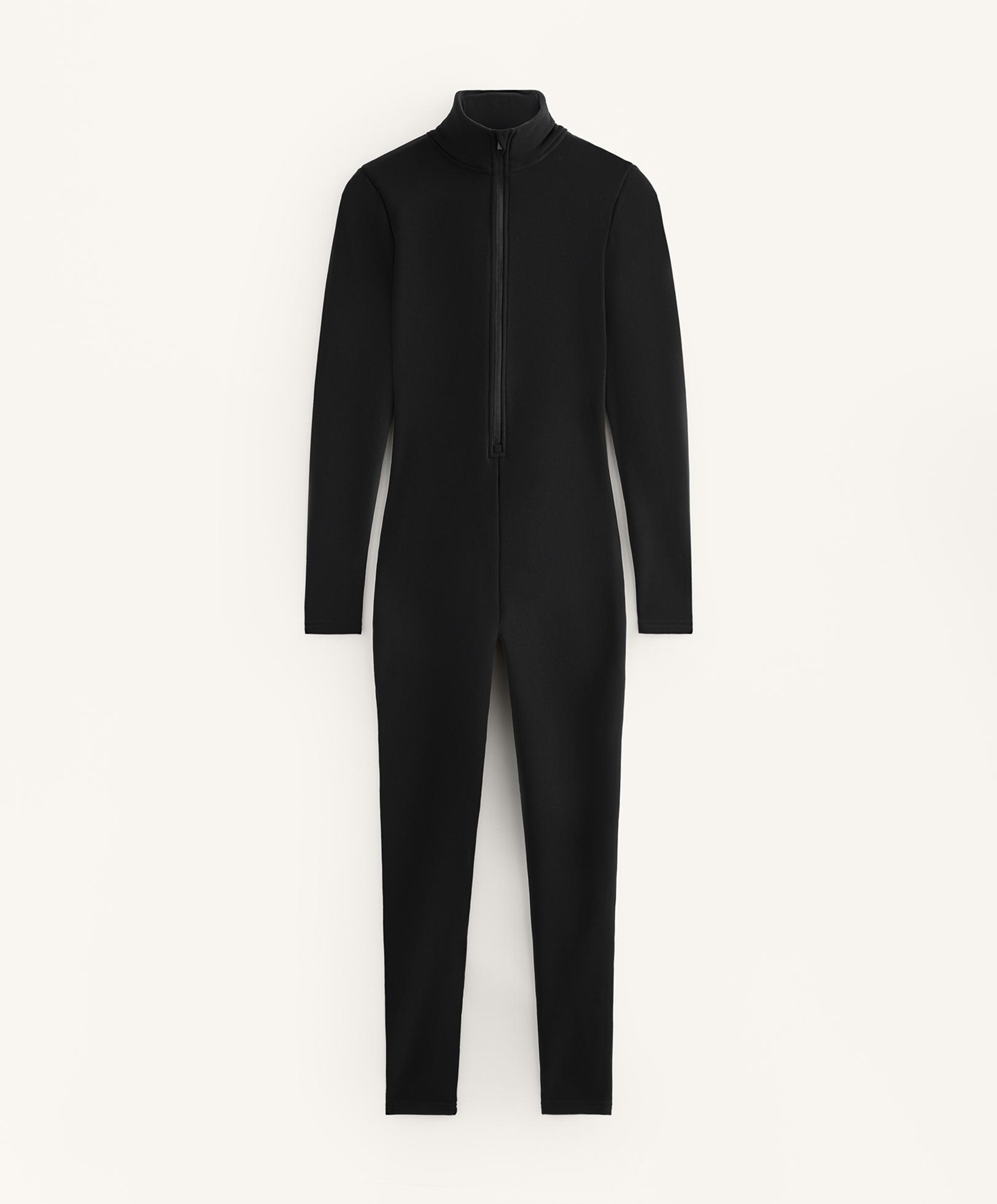 Super extra Warm long jumpsuit — BLACK