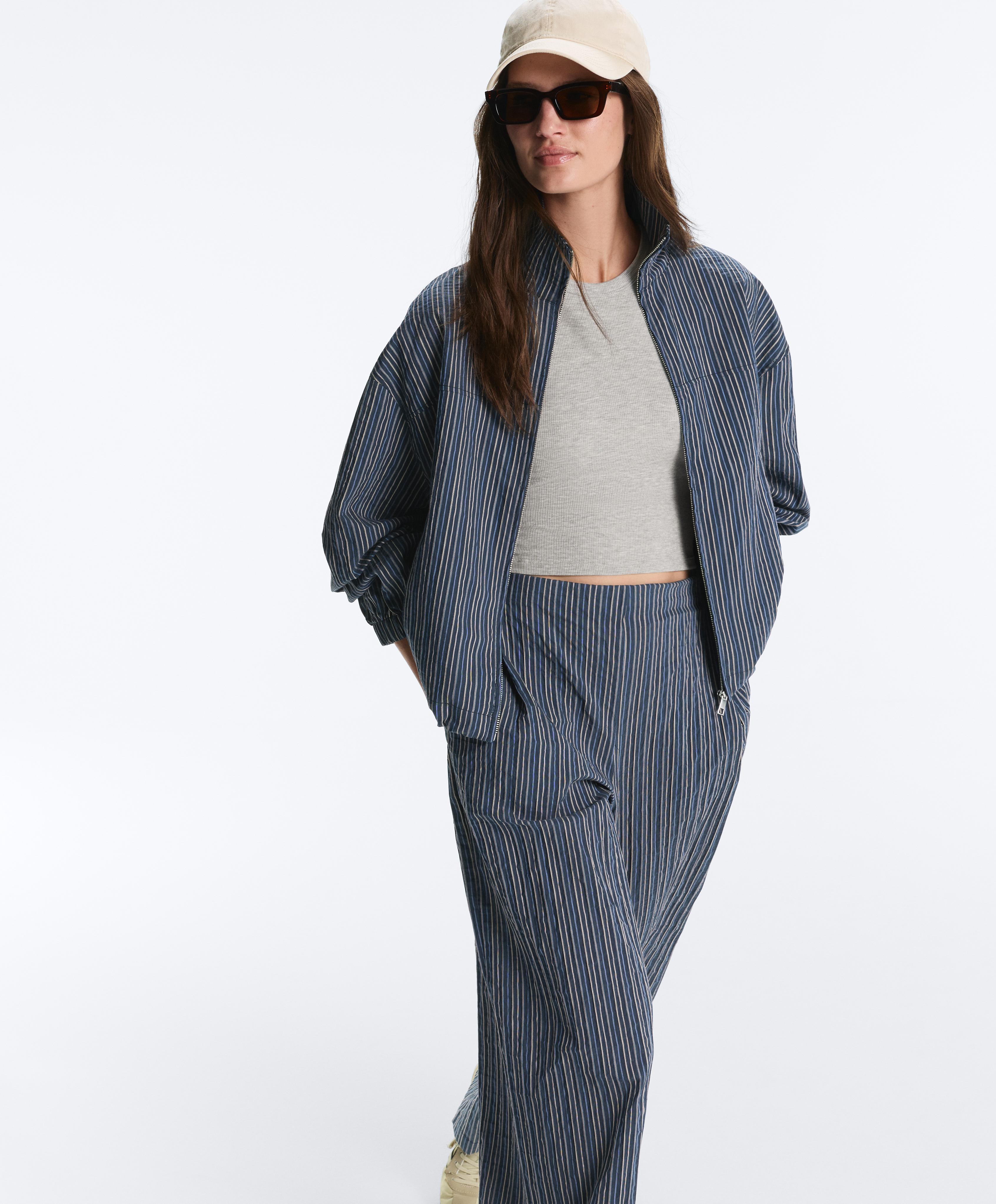 Rib modal blend long tank top — GREY MELANGE (alternate view)