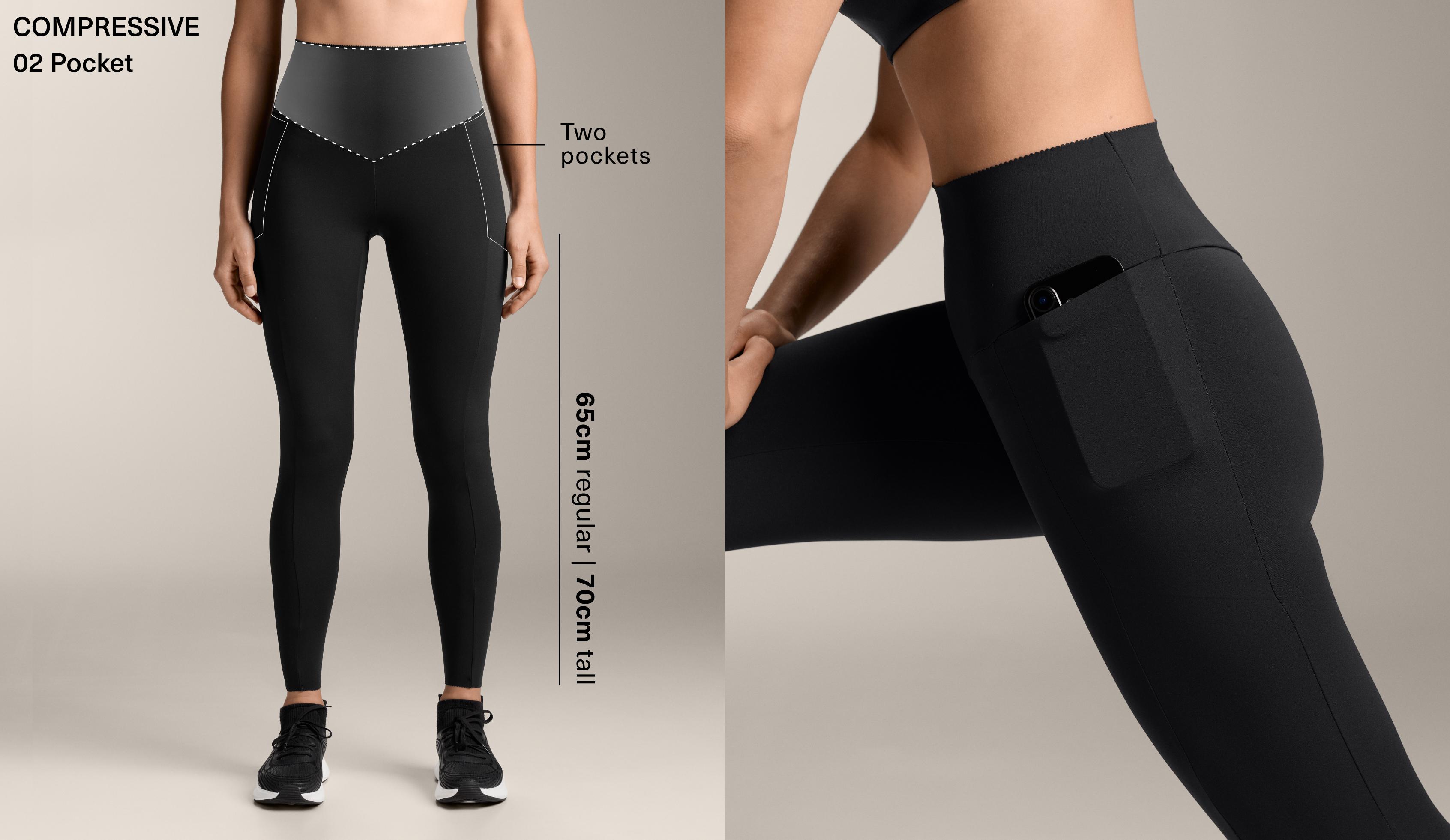 Leggings tobillero high rise Compressive pocket