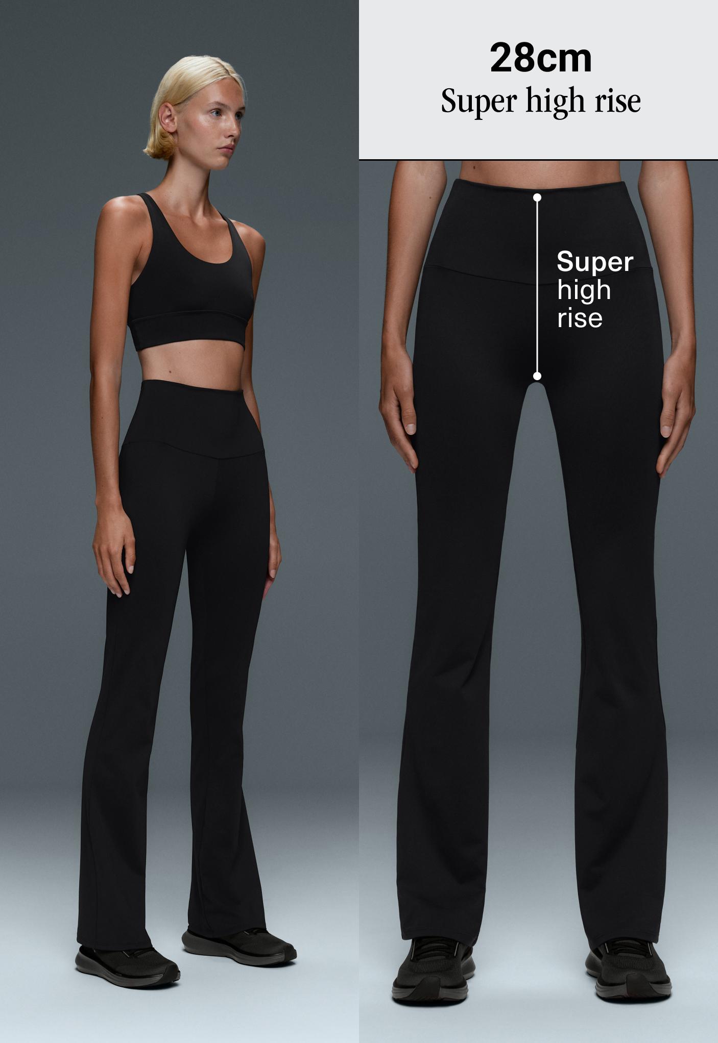 Super high rise Comfortlux flare trousers