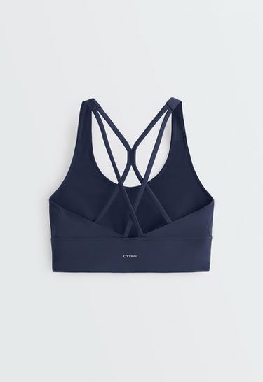Medium support Comfortlux sports bra with cup — NAVY BLUE 7