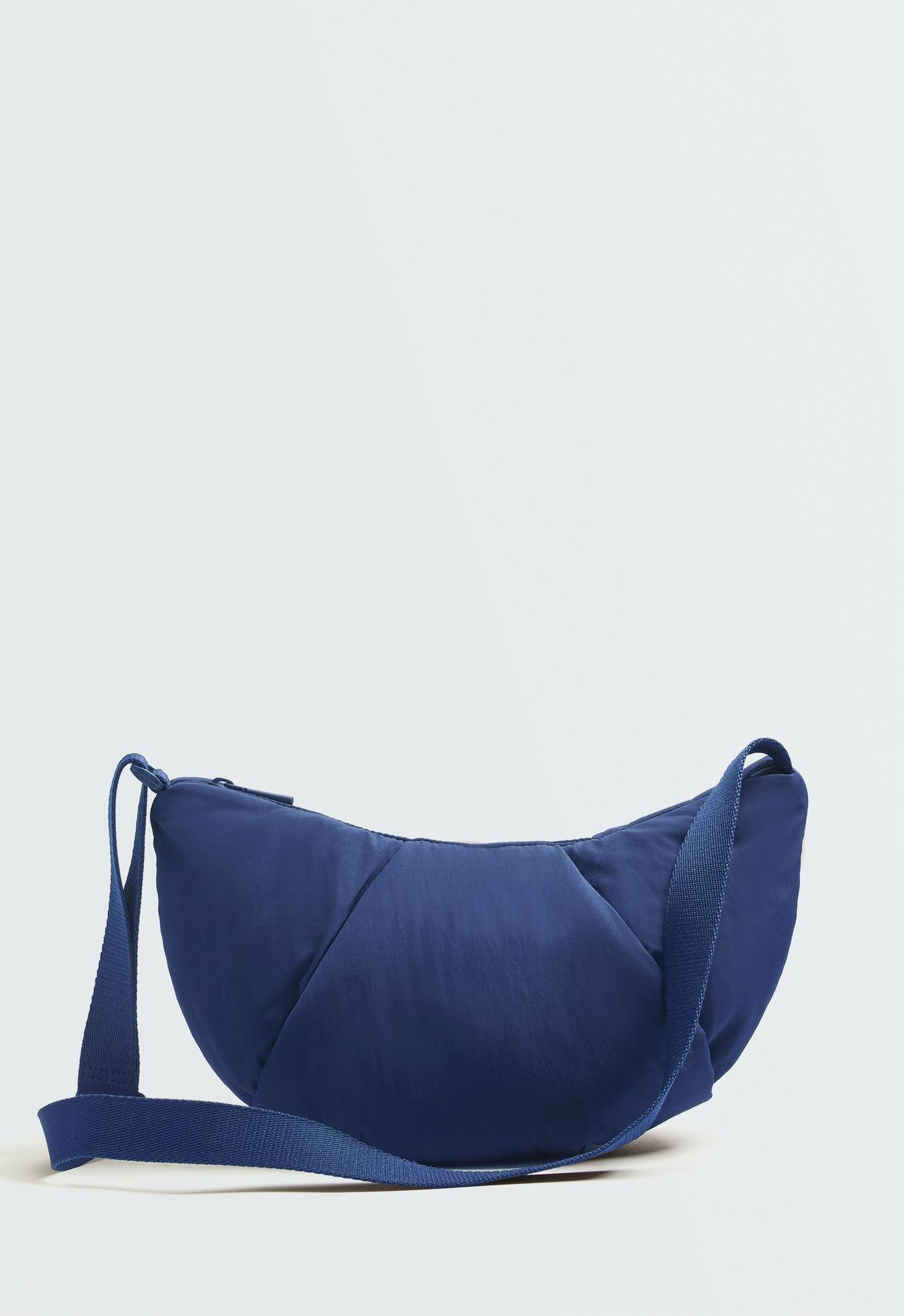 Quilted crossbody bag — BLUE