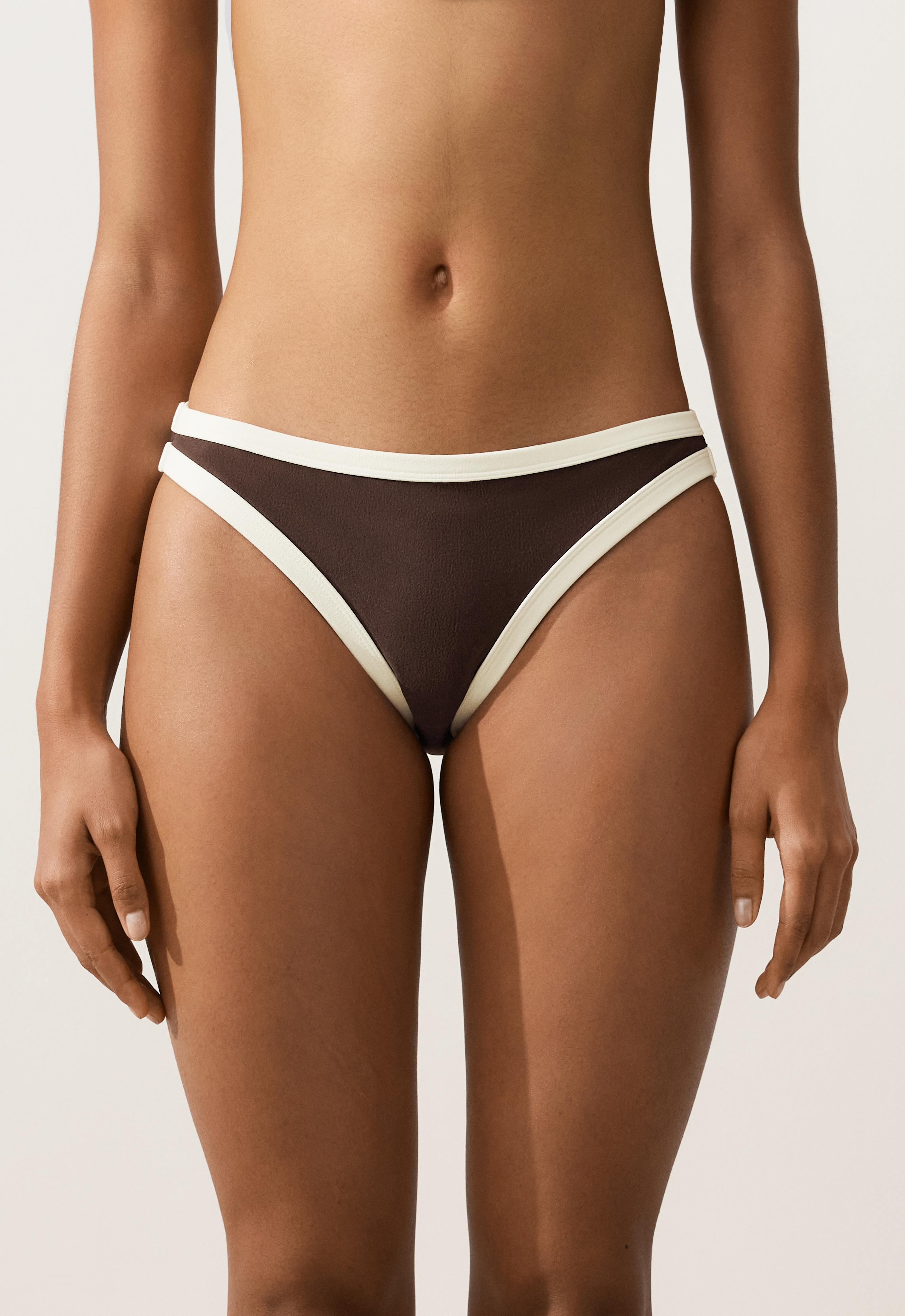 Contrast trim classic bikini briefs - Sale