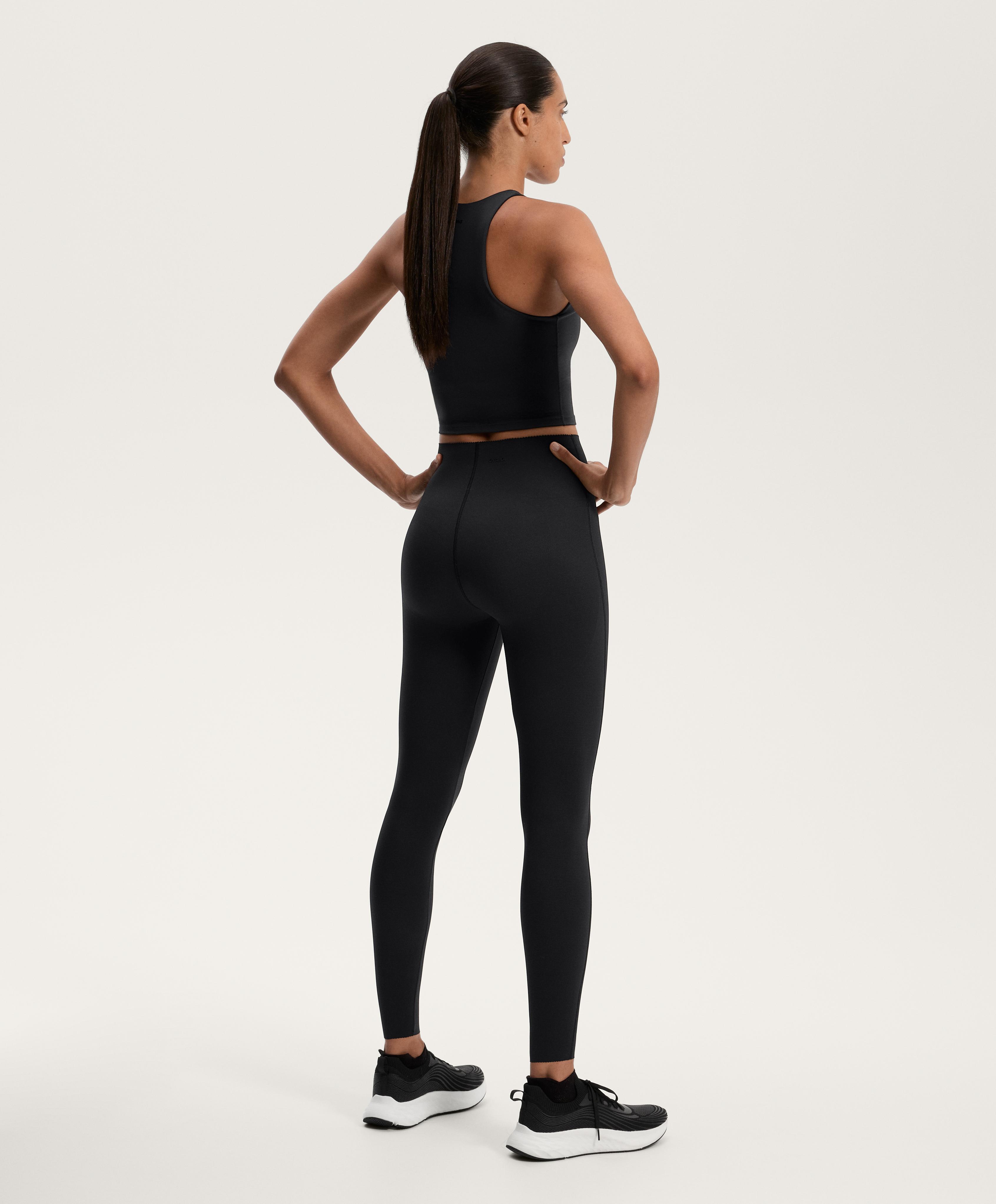 Extra Compressive Raise Up ankle-length leggings — BLACK