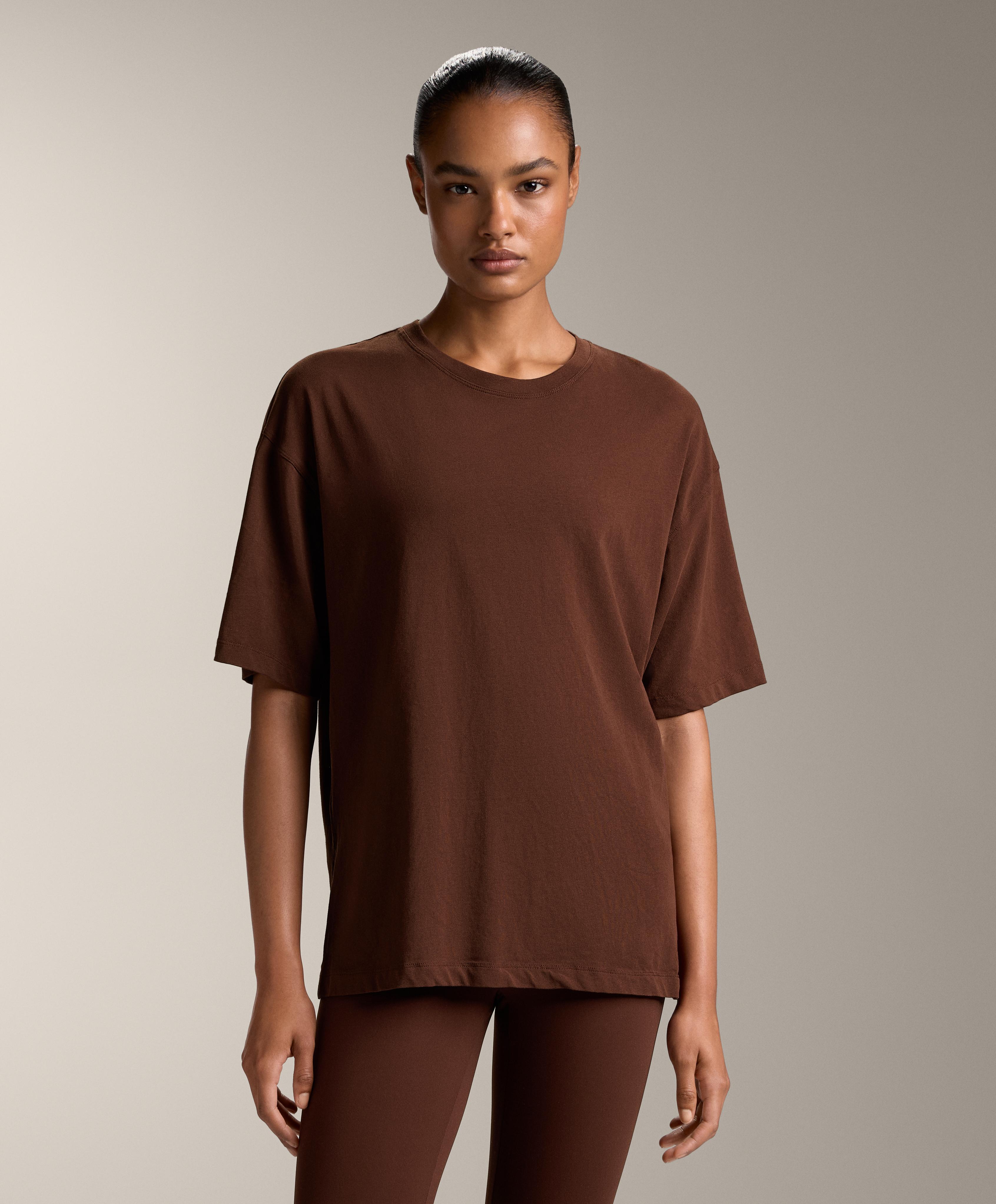 Short sleeve cotton blend T-shirt - Sale Short sleeve cotton blend T-shirt - Sale