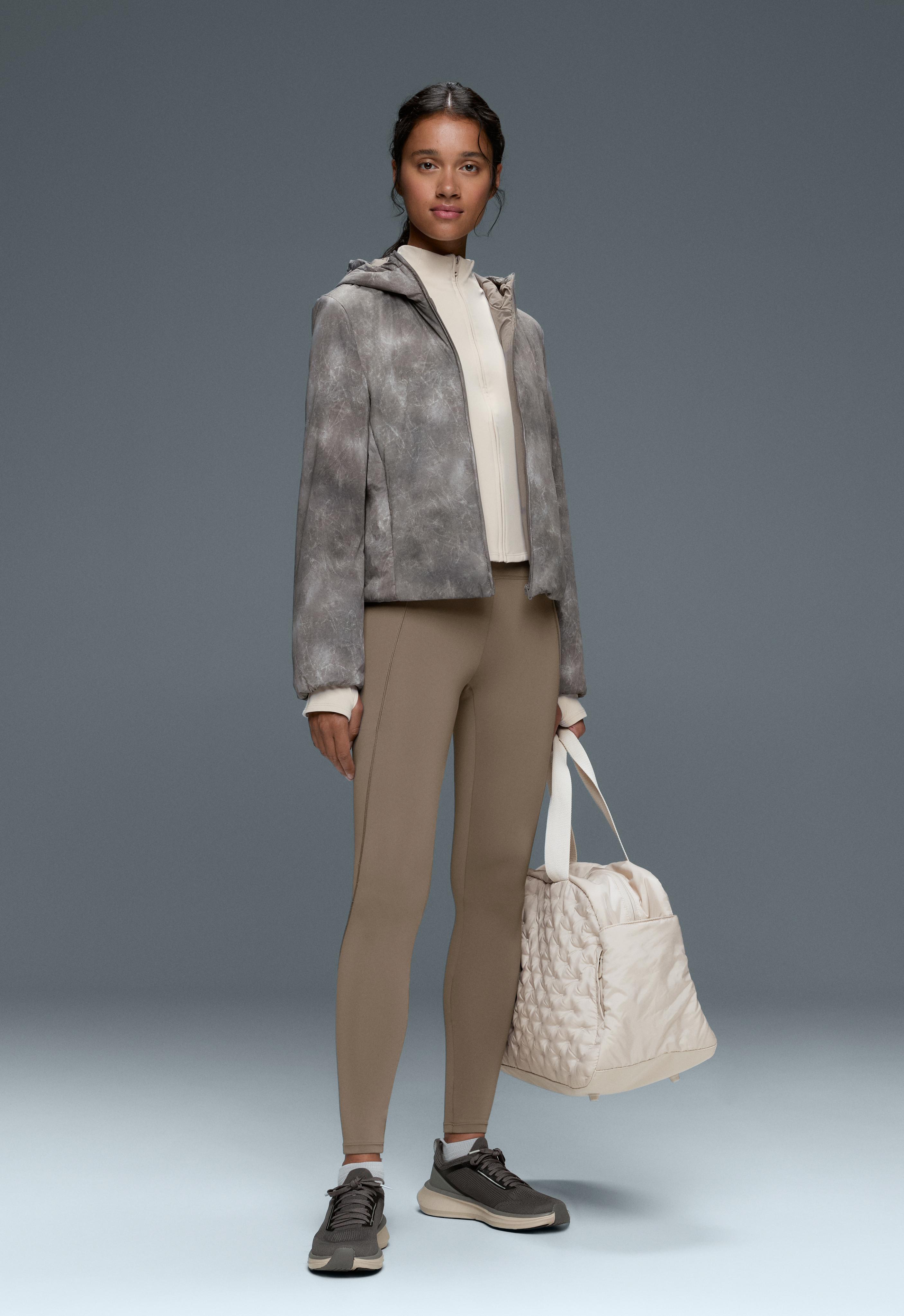 Bedruckte wattierte Funktions-Jacke Boxy mit FELLEX® Volcanic