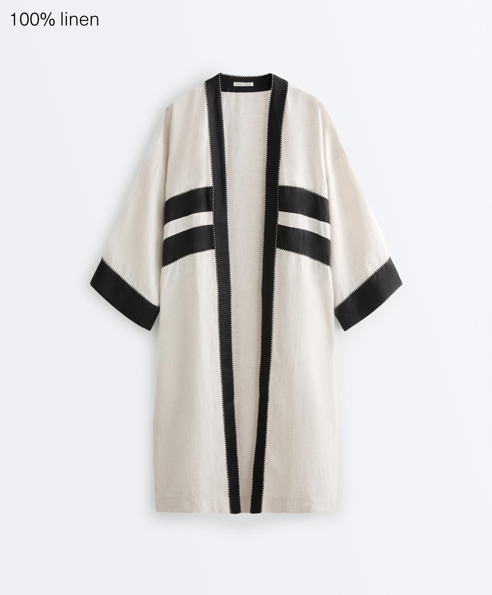 100% linen contrast Kaftan 100% linen contrast Kaftan