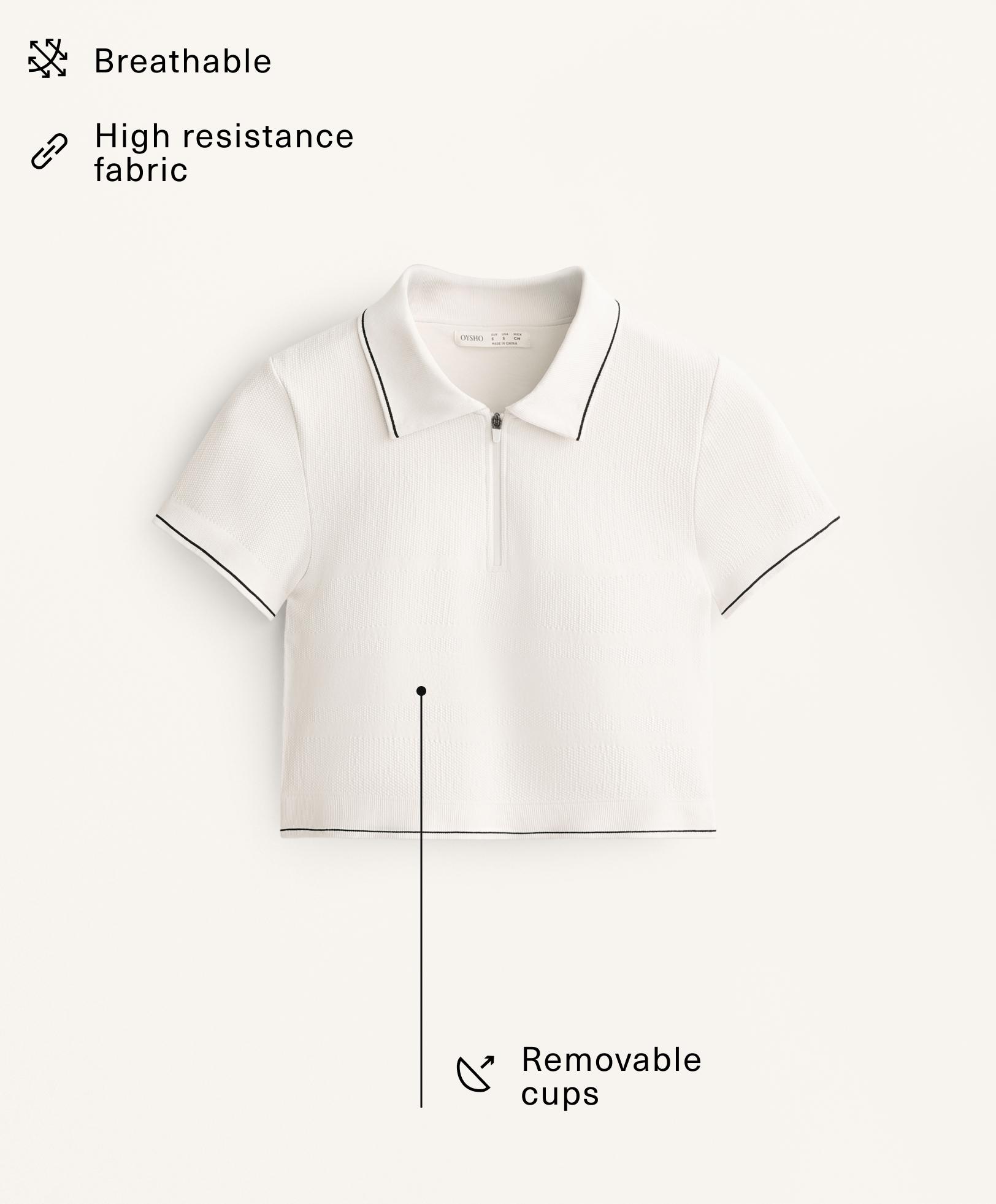 Seamless short-sleeve polo shirt Seamless short-sleeve polo shirt