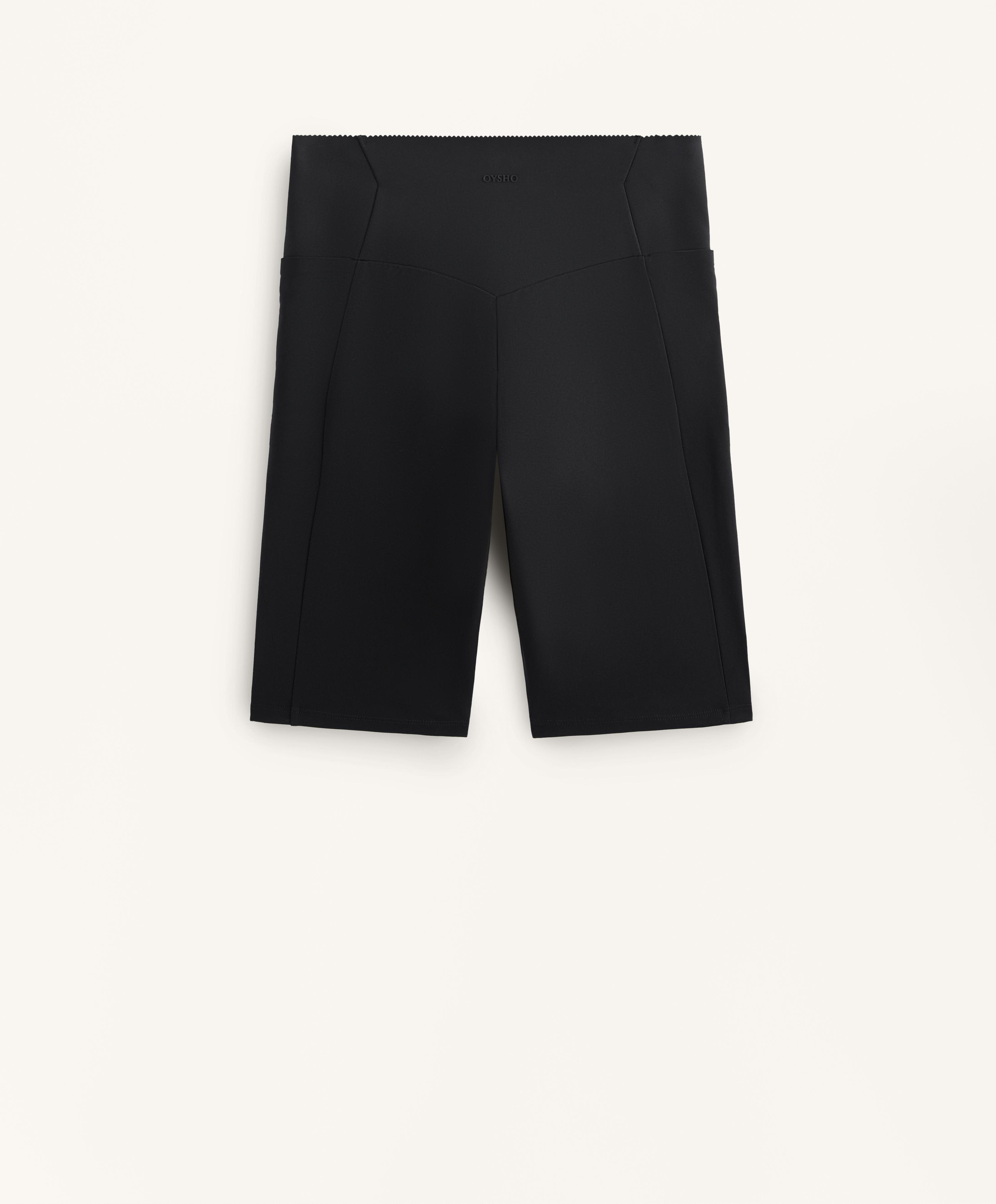 Leggings ciclista high rise Compressive pocket 20 cm