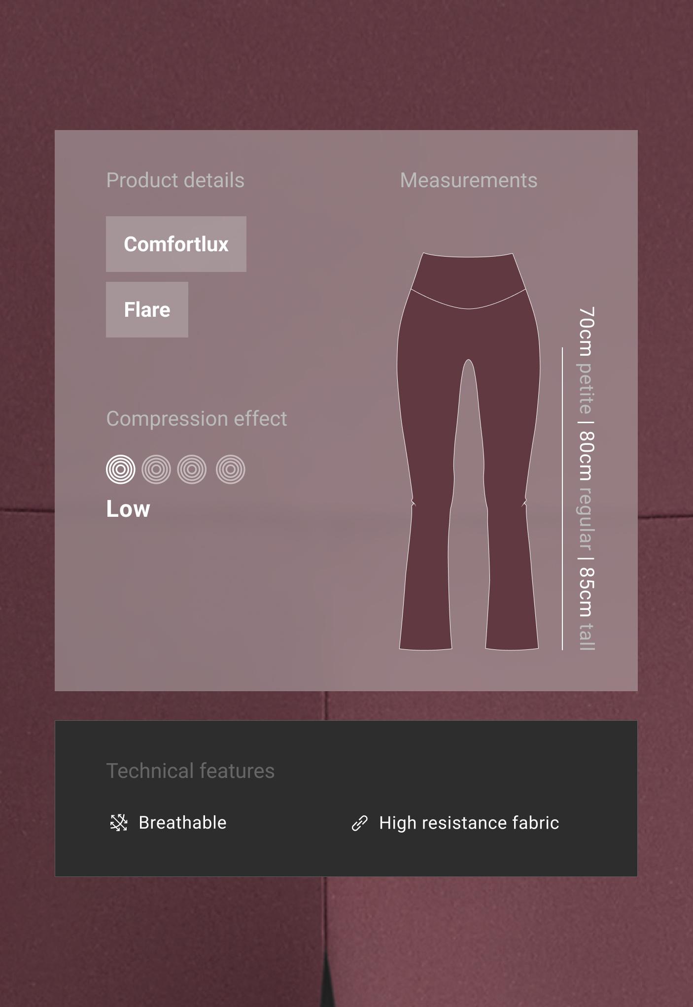 High-rise Comfortlux flare trousers High-rise Comfortlux flare trousers