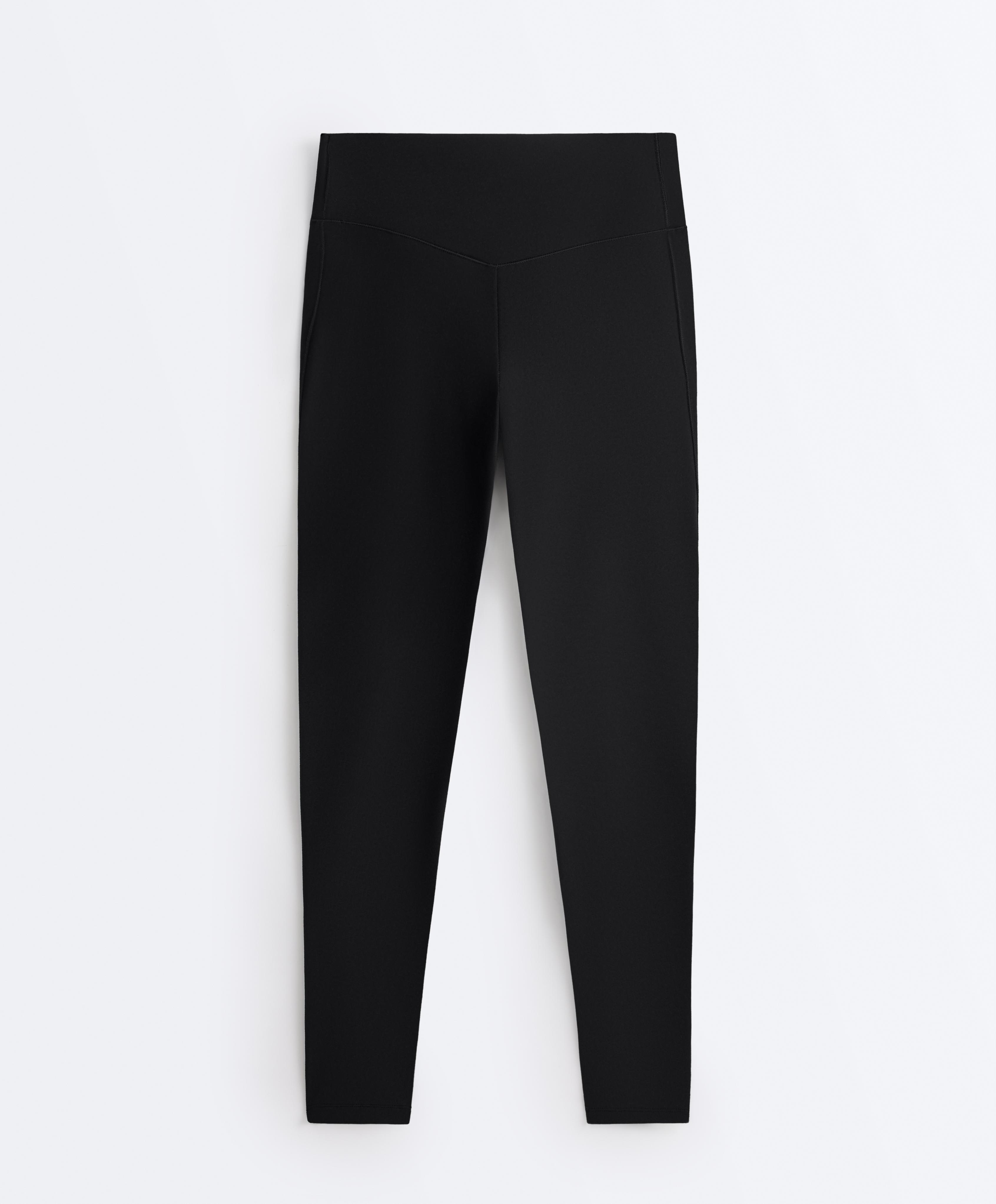 Evermove high-rise ankle-length leggings — BLACK