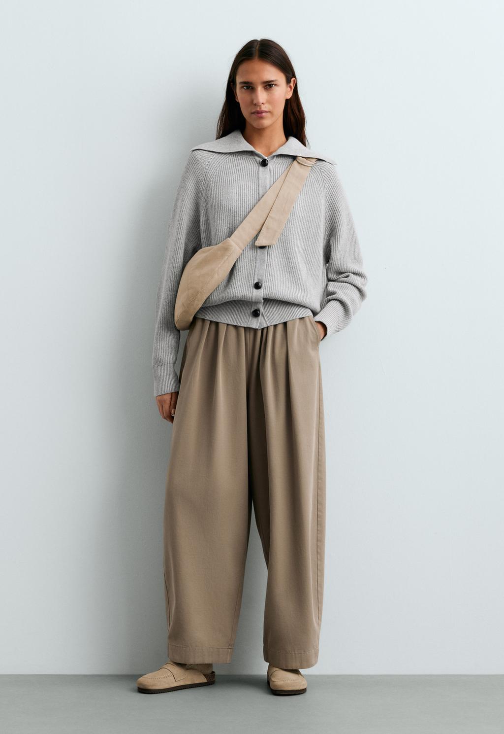 Jacket knit 20% wool buttons