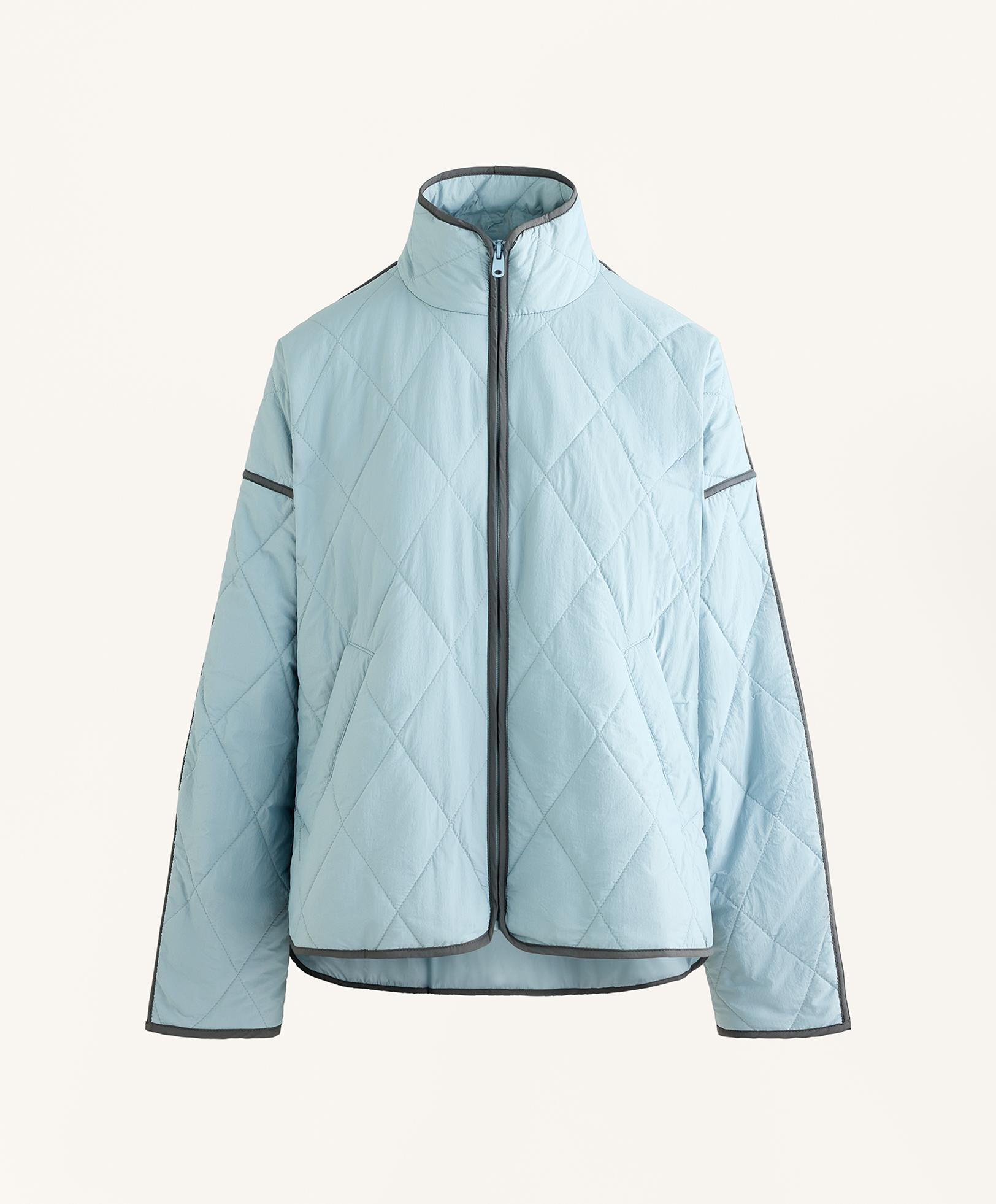 Water-repellent FELLEX® AEROGEL padded jacket — DUSTY-BLUE