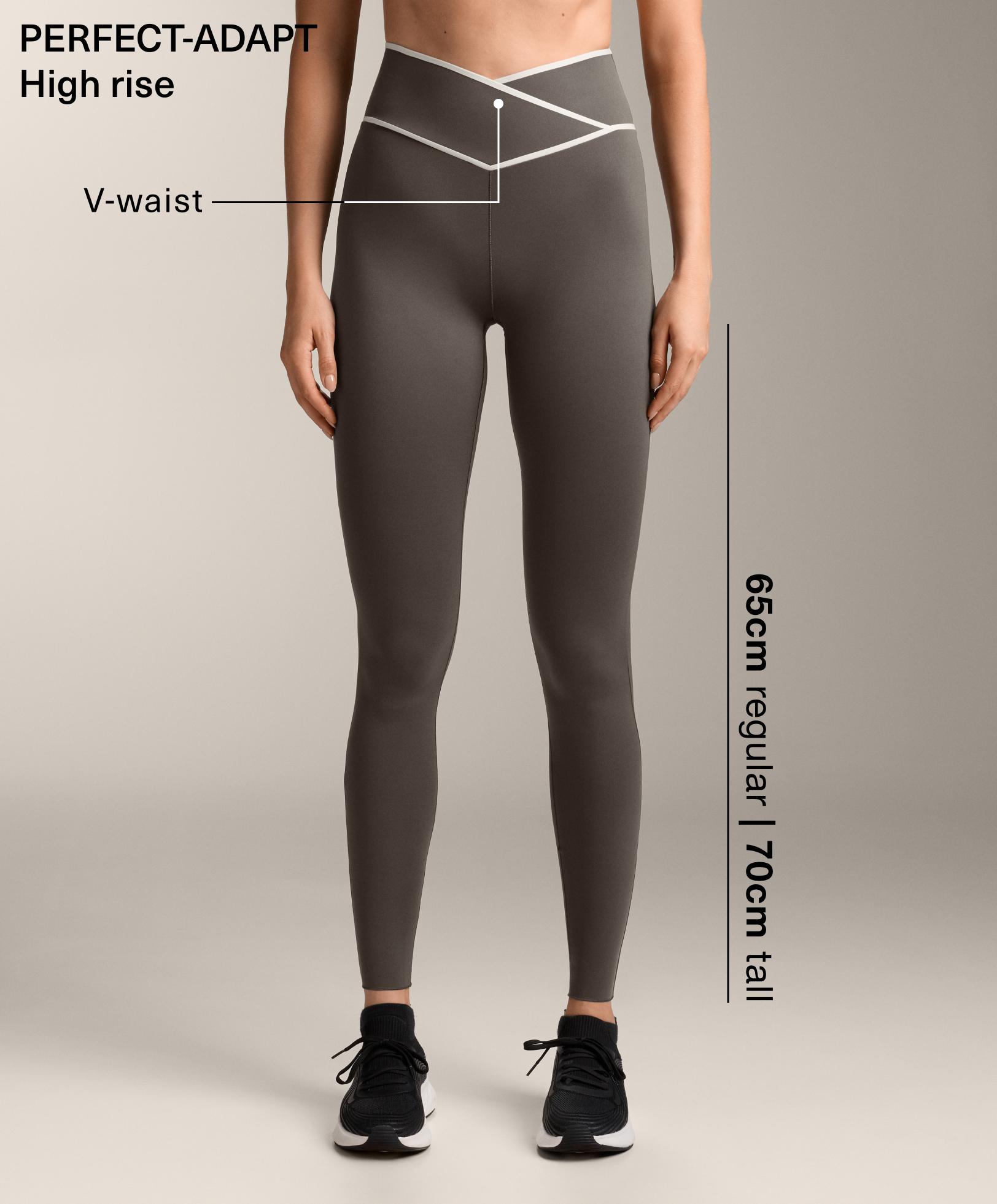 Perfect-adapt ankle-length leggings with crossover V-cut waist Perfect-adapt ankle-length leggings with crossover V-cut waist