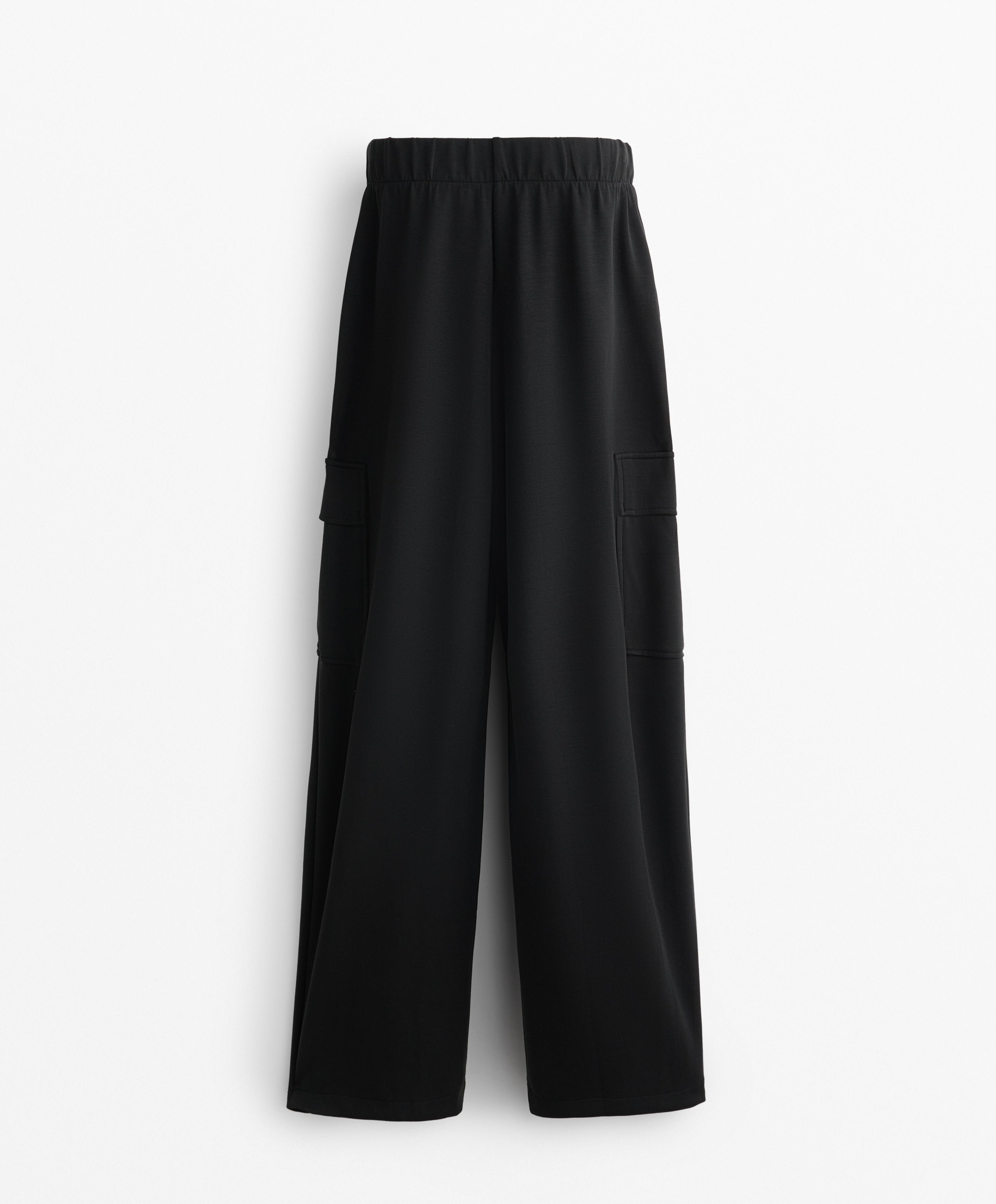 Barrel trousers with modal