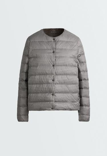 100% down padded packable jacket — TAUPE 6