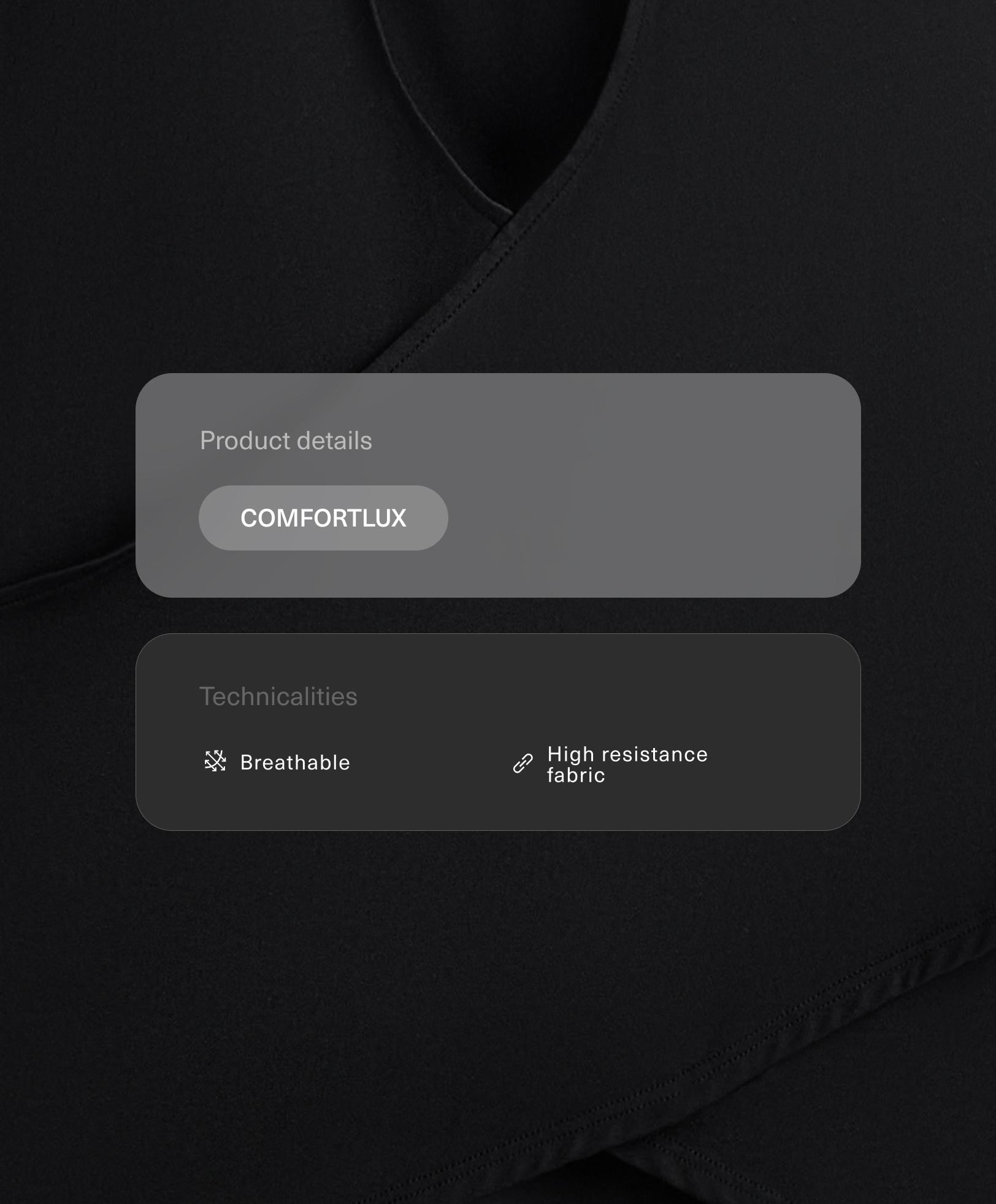 T-shirt cross back comfortlux