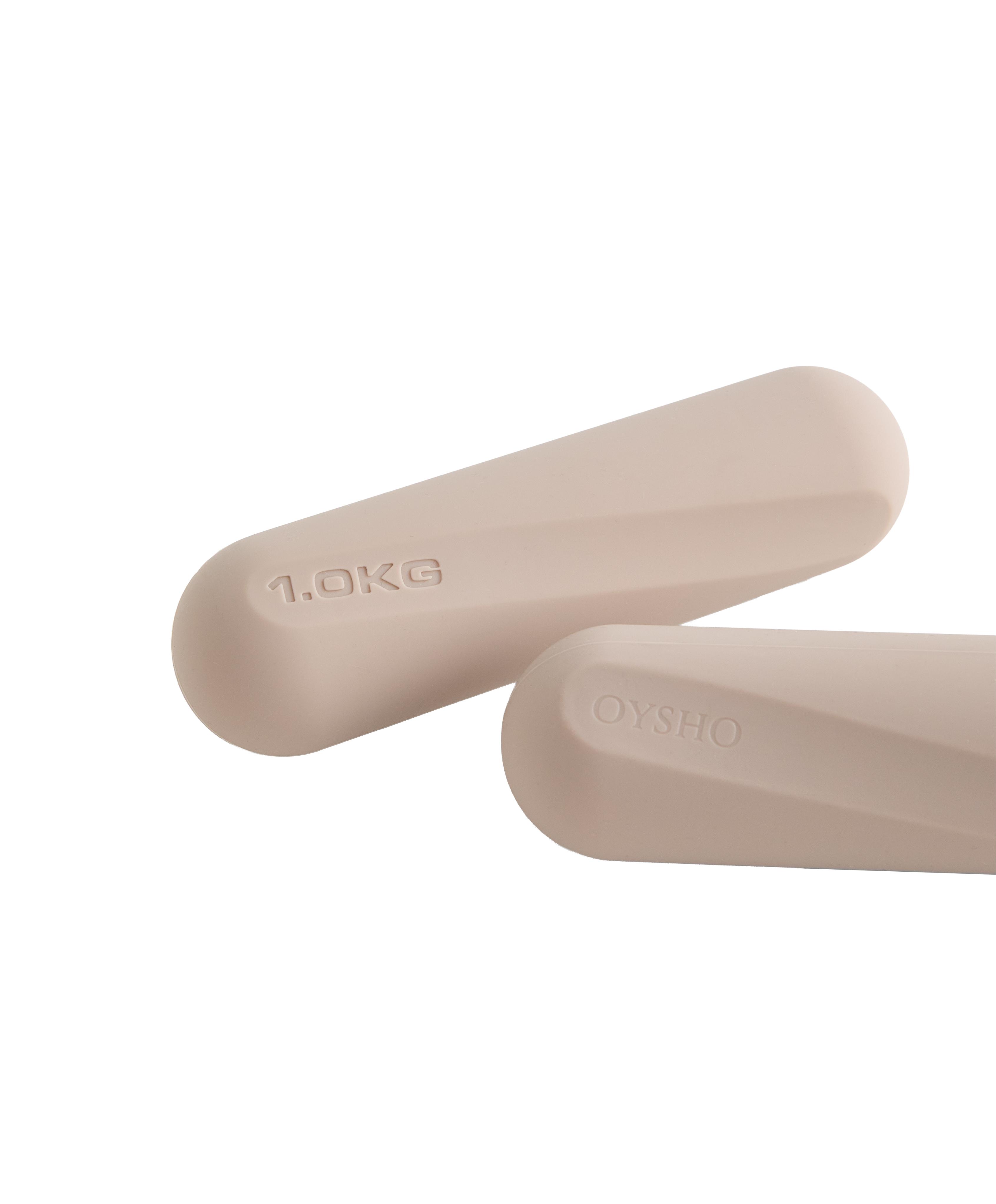2 x 1kg bar weights — MID-MINK