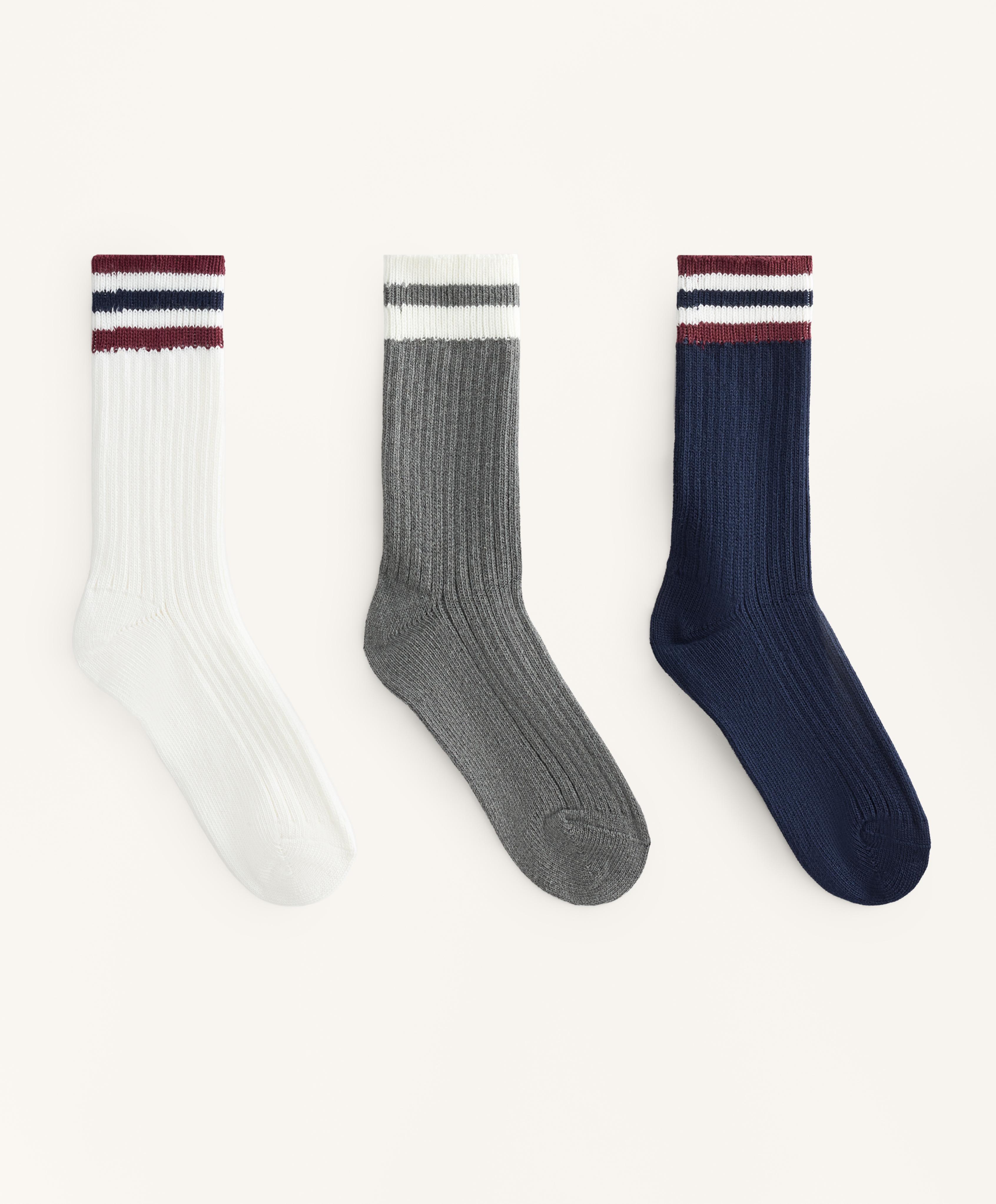 3 pairs of cotton blend classic socks