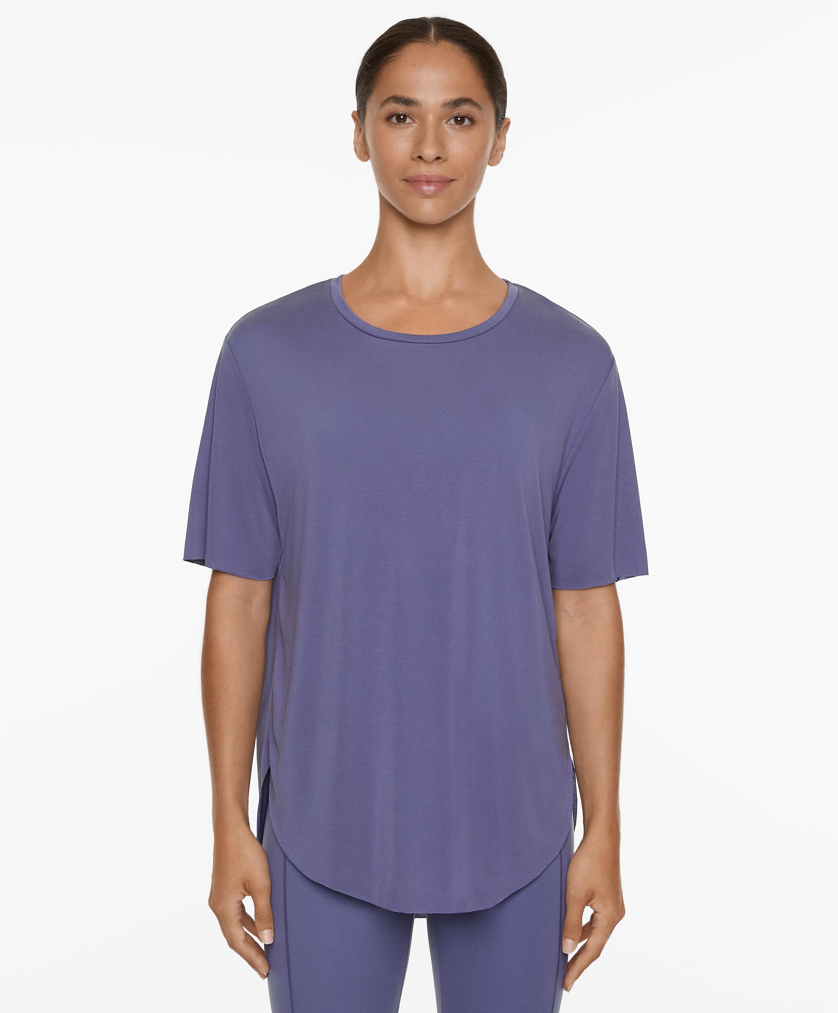 Modal blend short-sleeved T-shirt