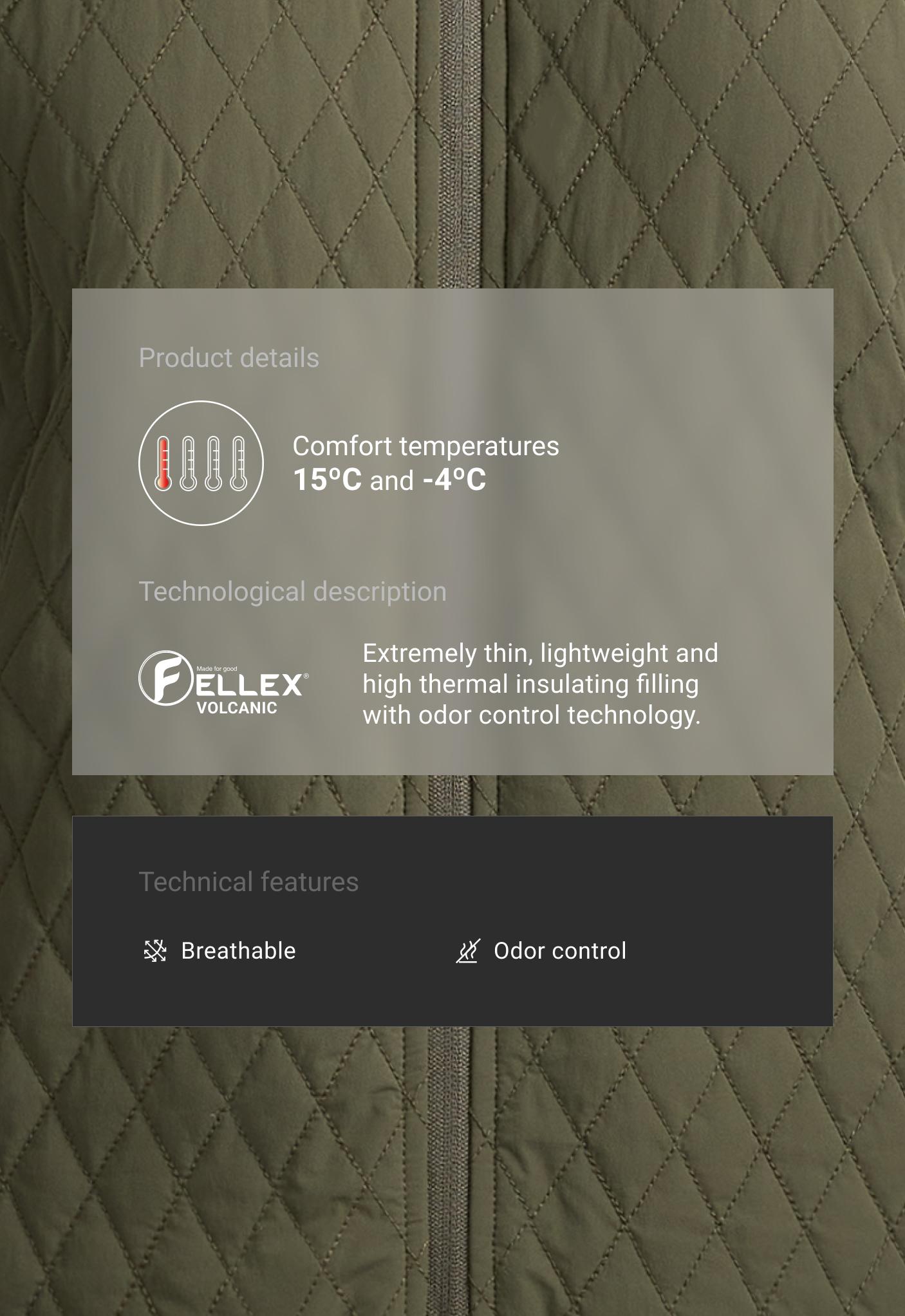 FELLEX® Volcanic hybrid technical padded jacket FELLEX® Volcanic hybrid technical padded jacket