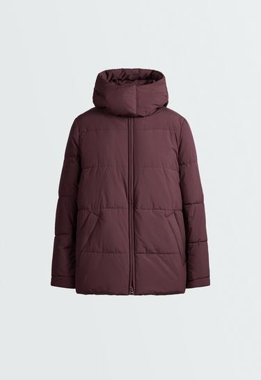 Water-repellent primaloft® padded jacket — DARK WINE RED 7