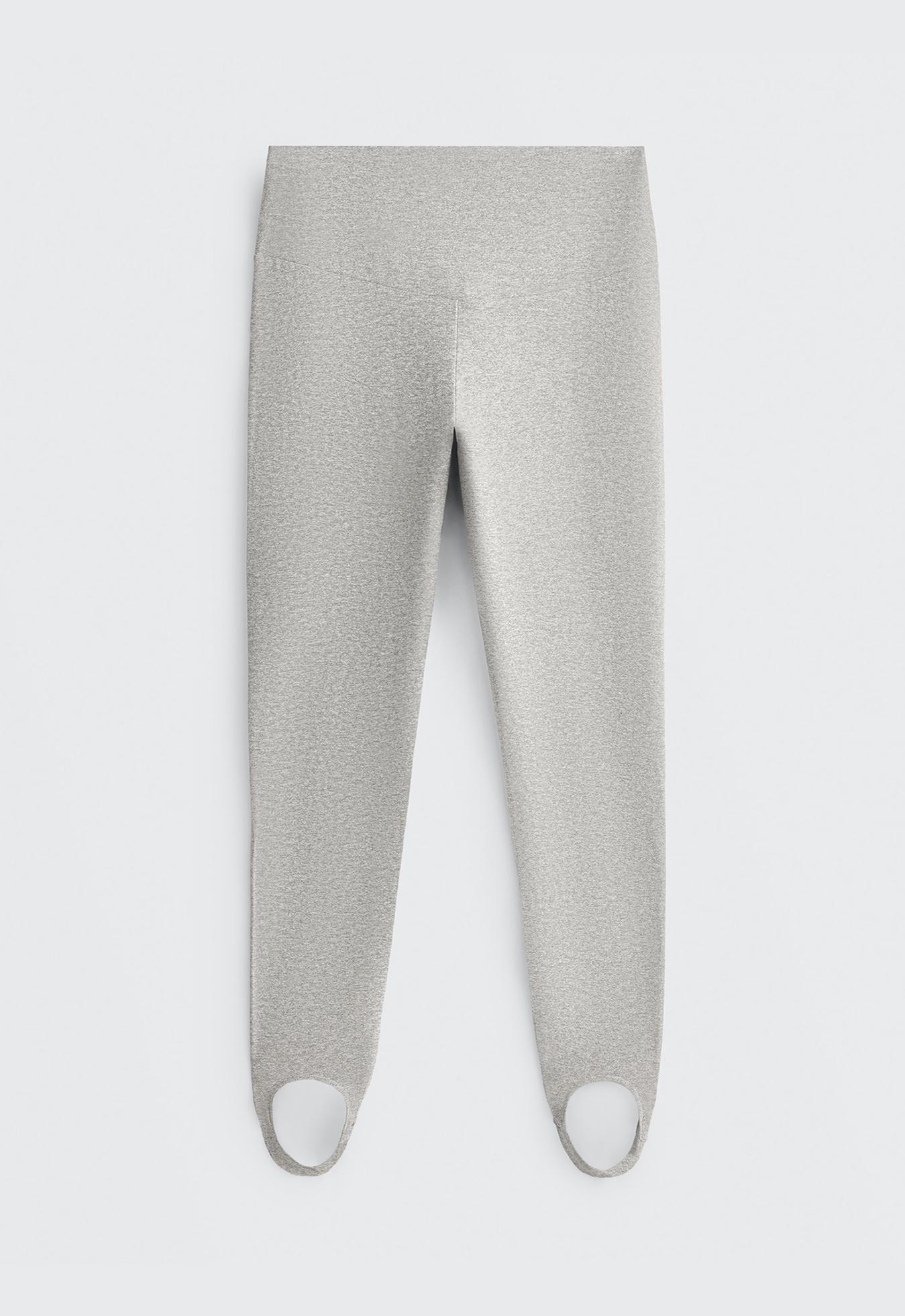 Comfortlux super-high-rise ankle-length leggings — GREY MELANGE