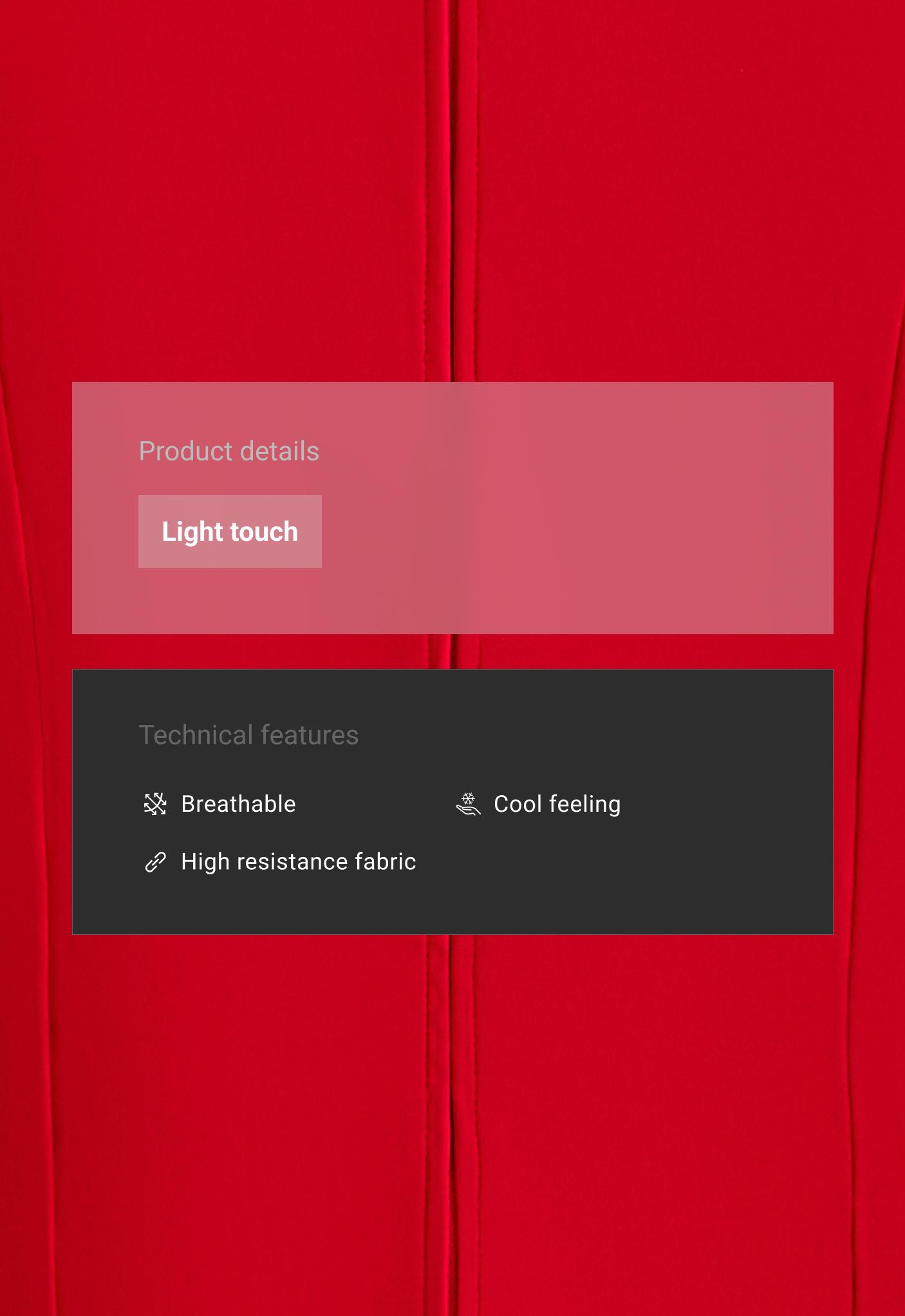 Κοντή τεχνική ζακέτα Light Touch