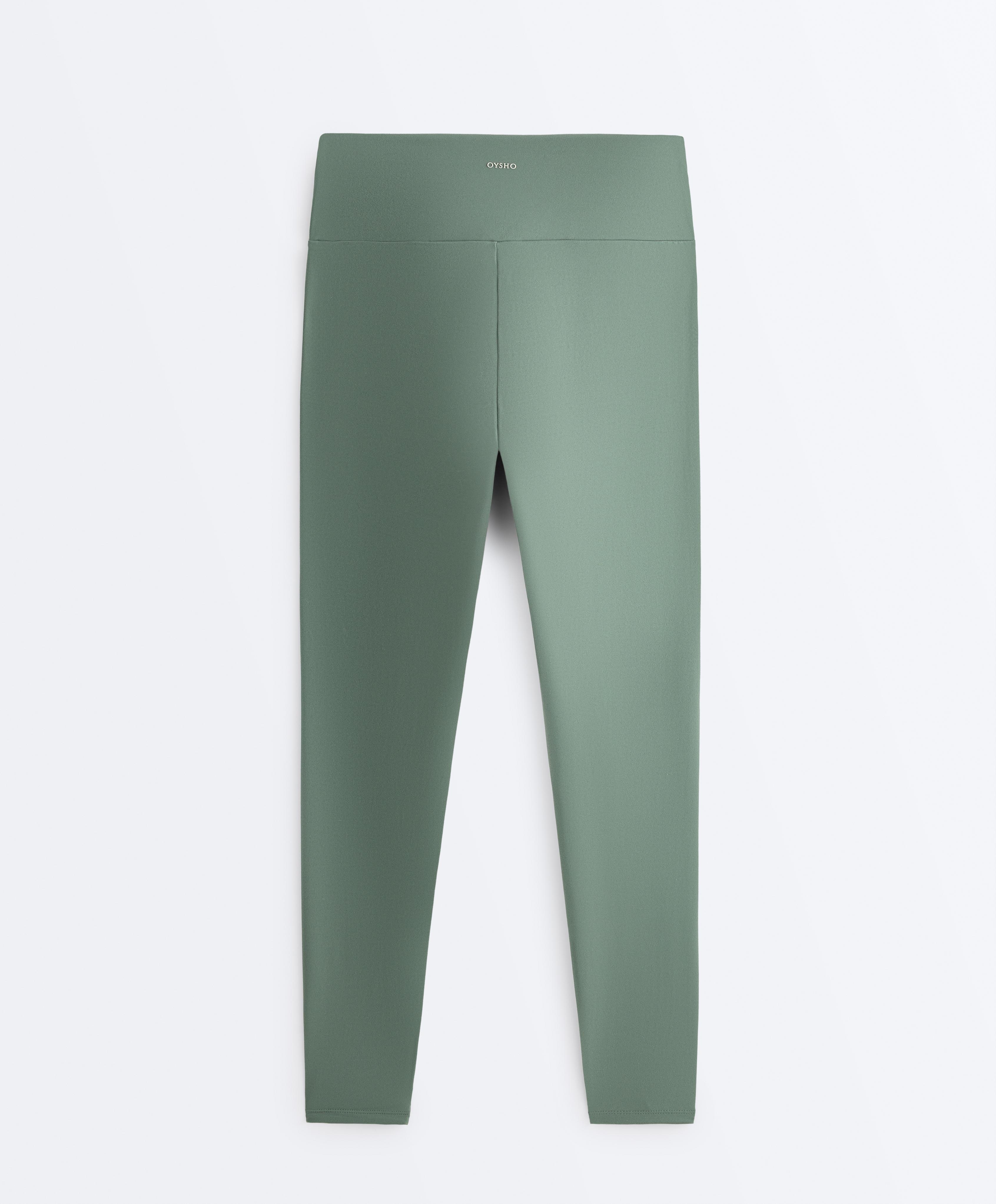 Comfortlux high-waisted ankle-length leggings — DARK GREEN